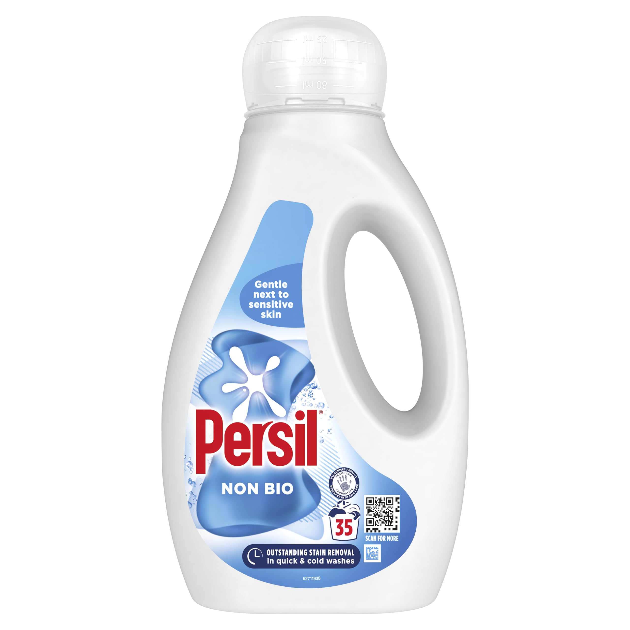 Persil Non Bio Laundry Washing Liquid Detergent - Gentle on Sensitive Skin | 945 ml 1
