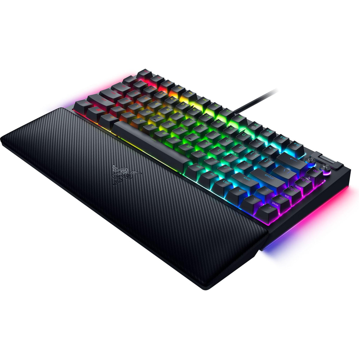 Razer BlackWidow V4 75% Hot-swappable Mechanical Gaming Keyboard - US Layout, Orange Tactile