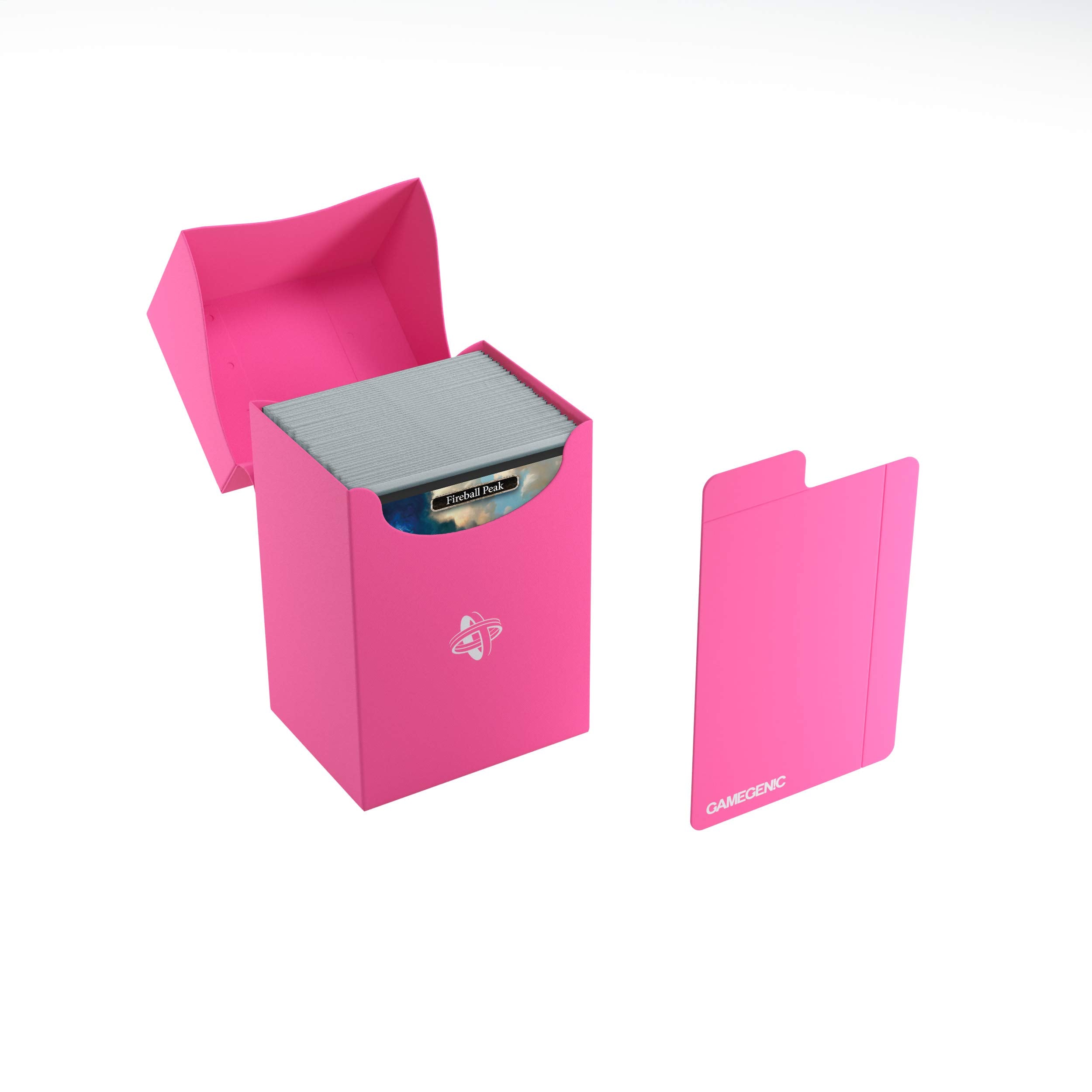 Gamegenic 80-Card Deck Holder for Magic Pokémon Yu-Gi-Oh - Pink TCG Storage Box 9