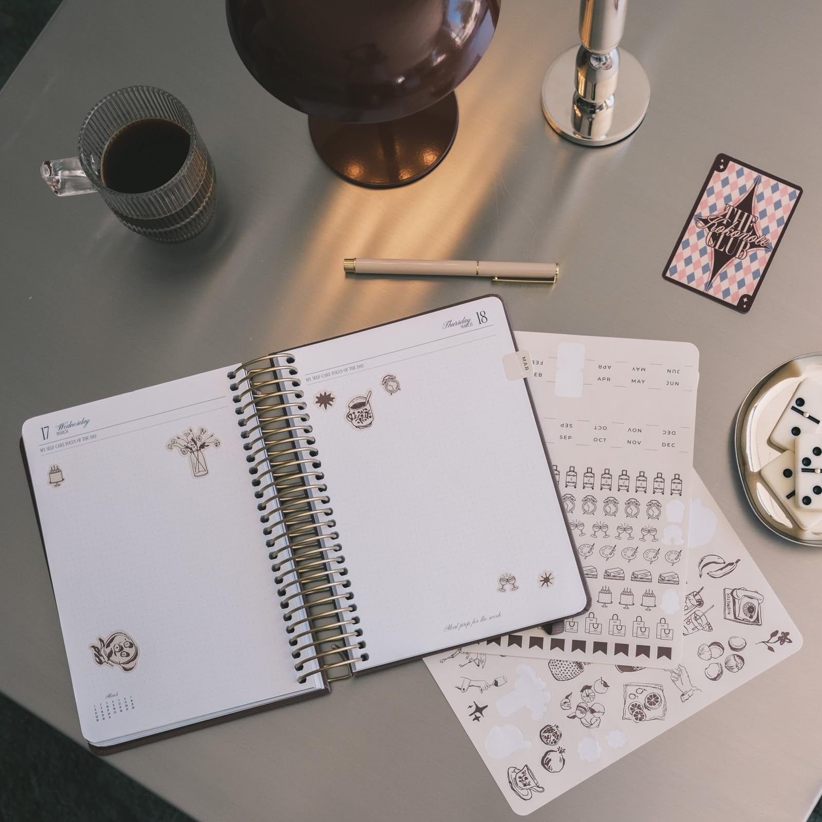 Kokonote A5 Academic Diary 2026-2027 Page a Day - Bitter Mocha | Student Planner | 100 gsm Paper 6