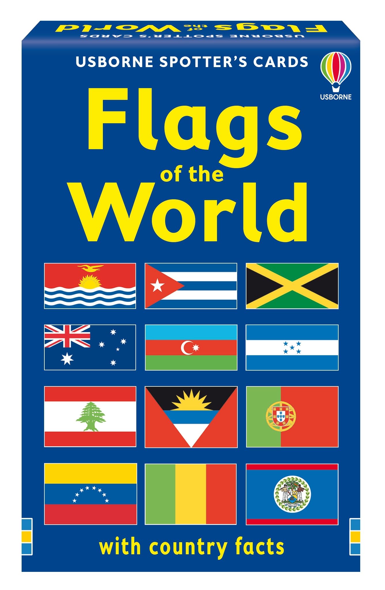 Usborne Flags of the World Spotter's Cards - Geography & Cultures | Ages 7-10 | Paperback