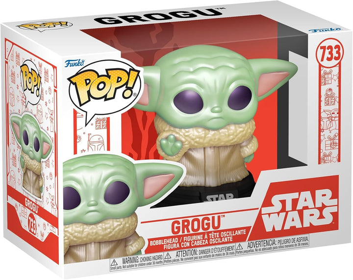 Funko Pop! Star Wars: Holiday - Grogu (The Child, Baby Yoda) Vinyl Figure