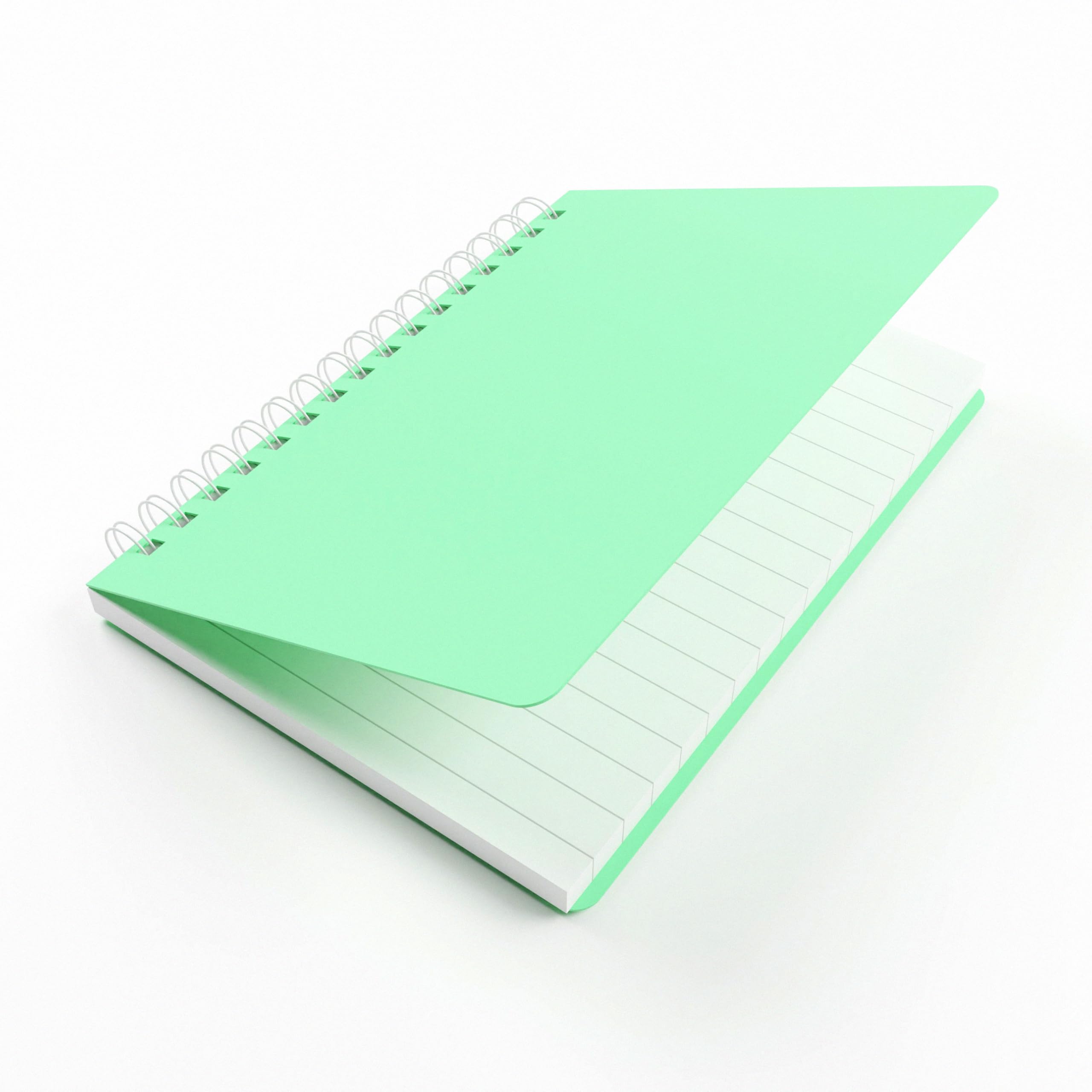 Silvine A6 Wirebound Notebooks - 160 Pages Ruled Paper, 60gsm | Pack of 10 Assorted Colours 4