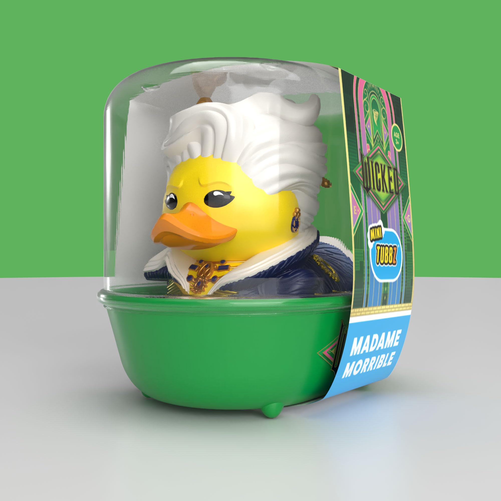TUBBZ Mini: Wicked For Good - Madame Morrible Cosplaying Rubber Duck Vinyl Figure