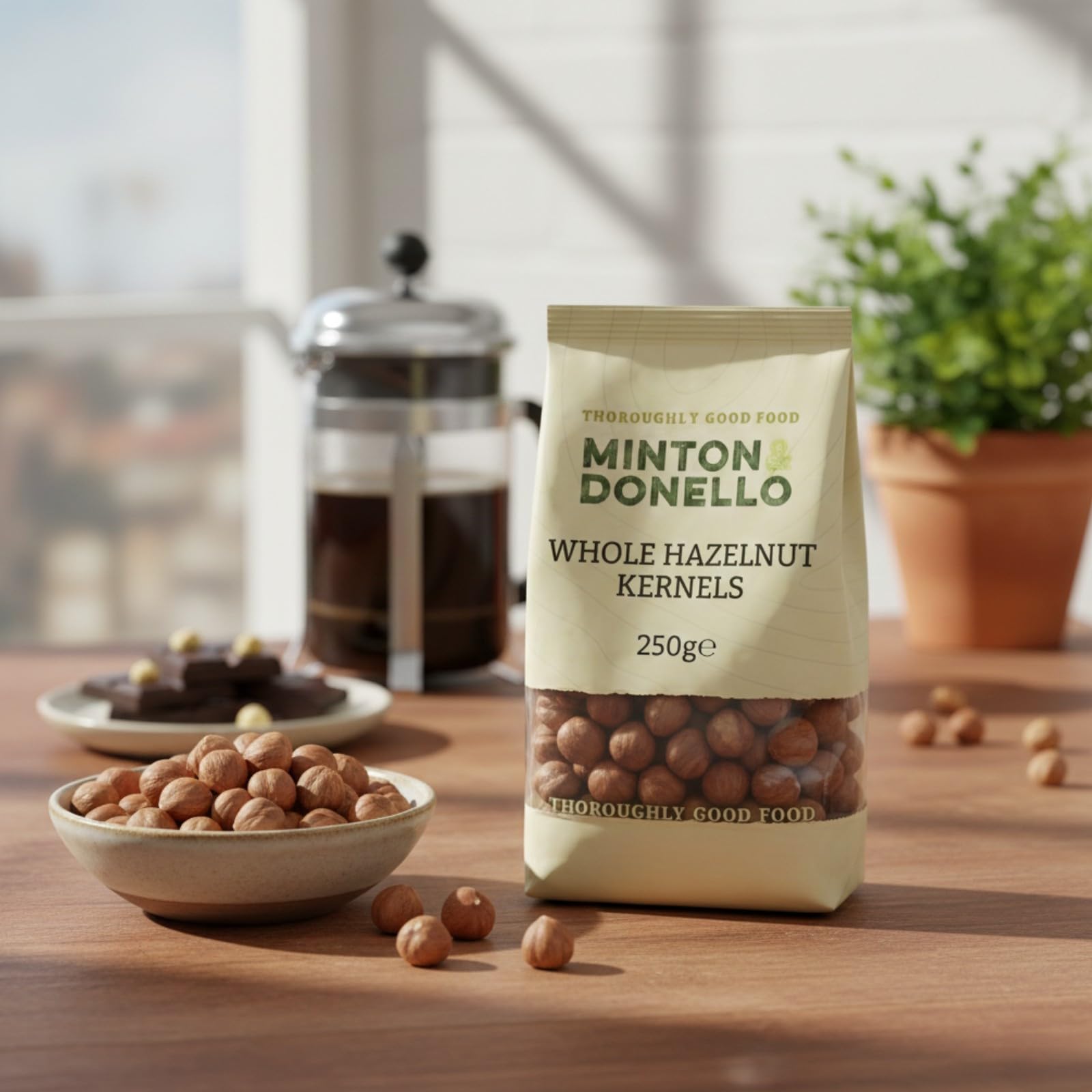 Minton & Donello Organic Hazelnut Whole Kernels - Raw, Protein Rich | 250g 2