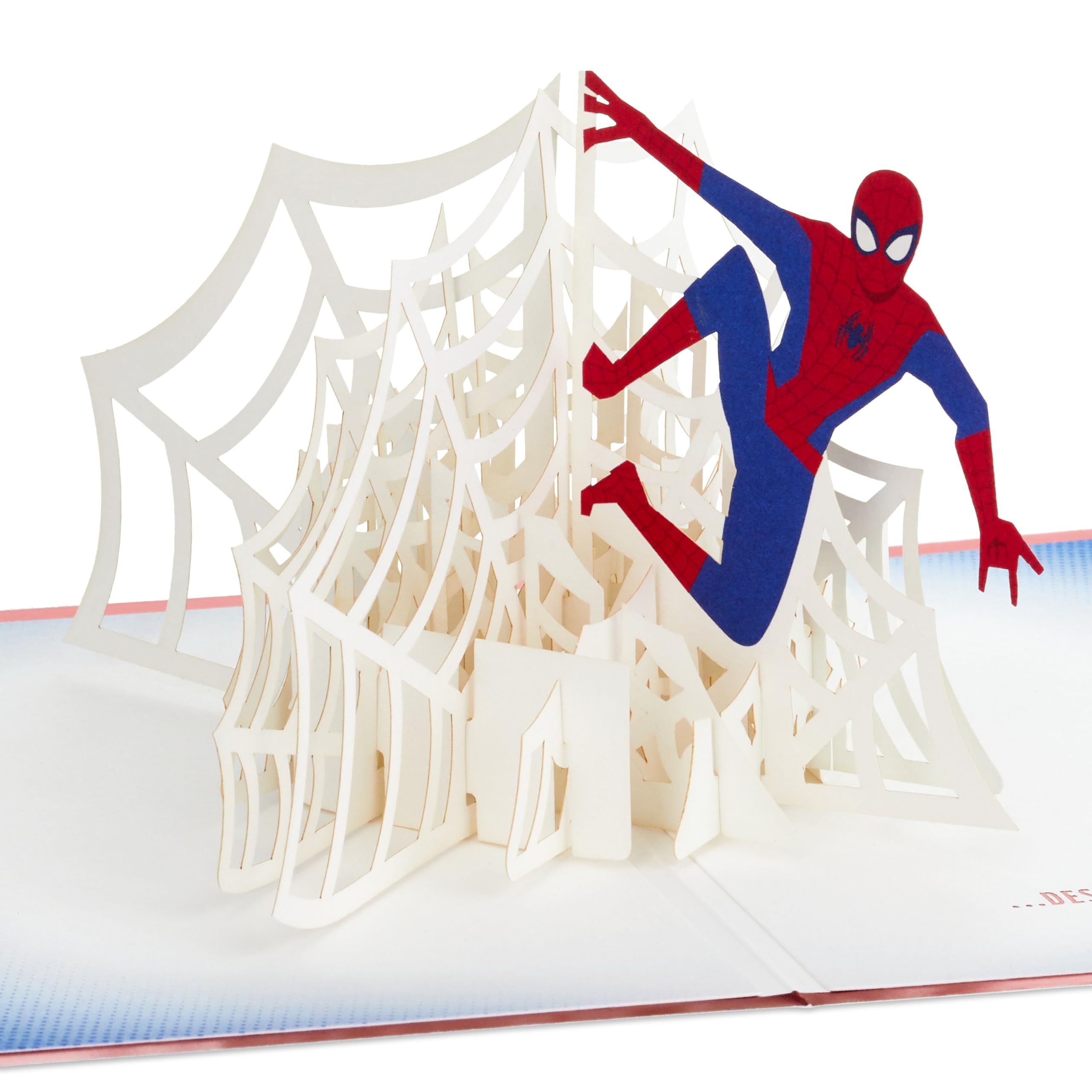 Hallmark MARVEL Spider-Man 3D Pop-Up Birthday Card with Red Metallic Foil | FSC Certified 1