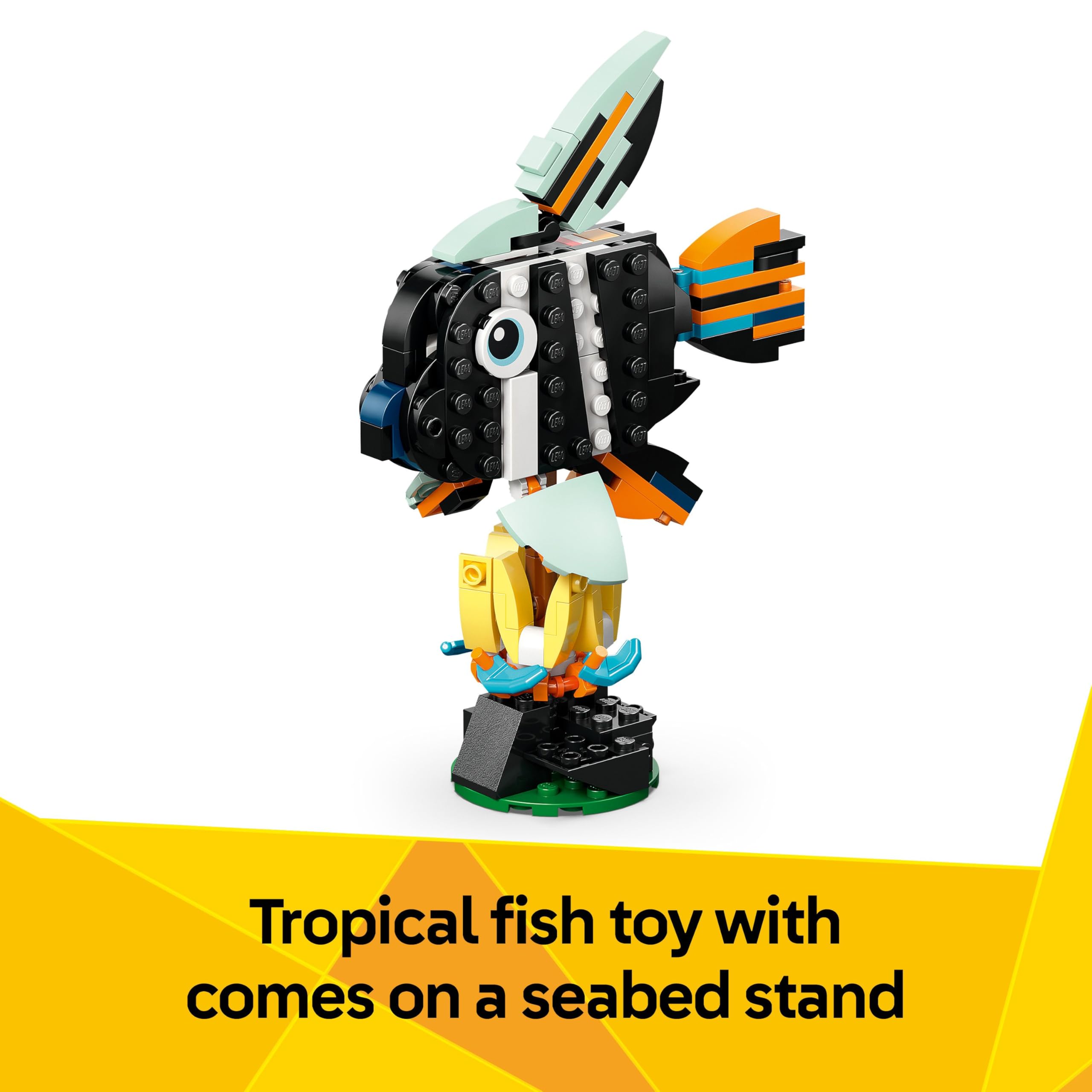 LEGO Creator 3in1 Wilde Tiere: Tropischer Tukan mit Blume Bauset - 225 Teile 6