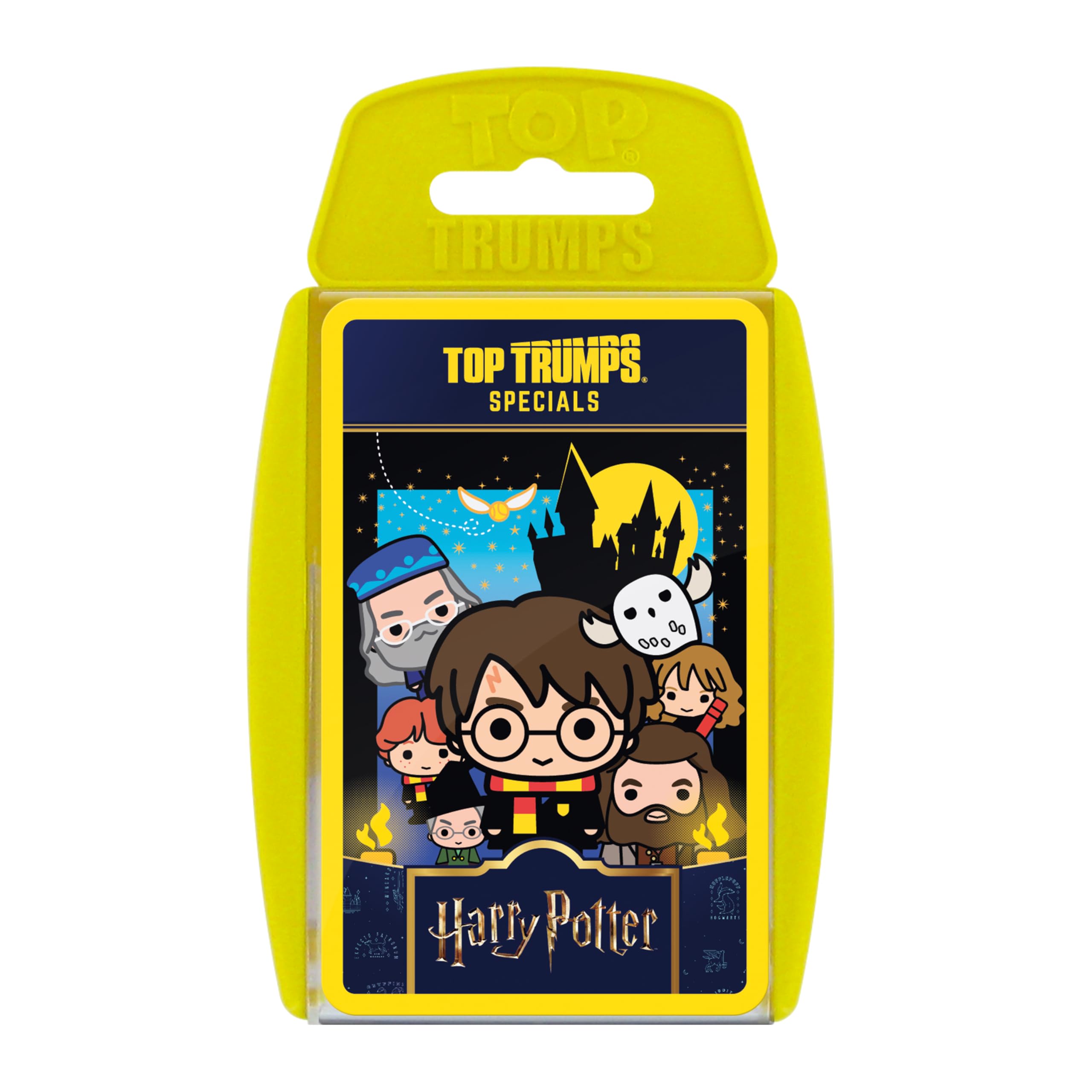 Top Trumps Harry Potter Chibi Card Game - Entertaining Educational Gameplay | Multicolor Plastic Case