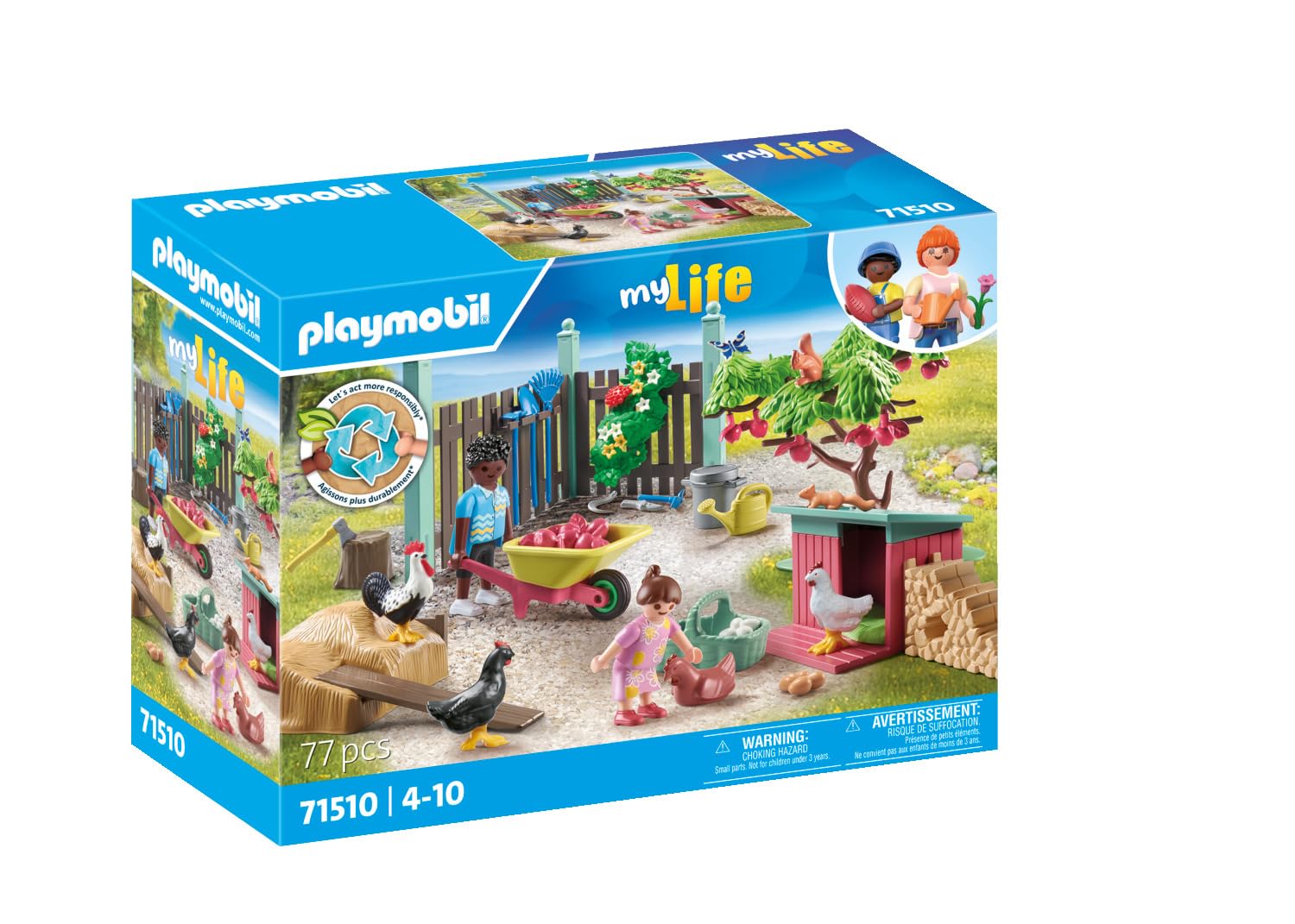 Playmobil Little Chicken Farm Playset | Ages 4+ | 77 Pieces