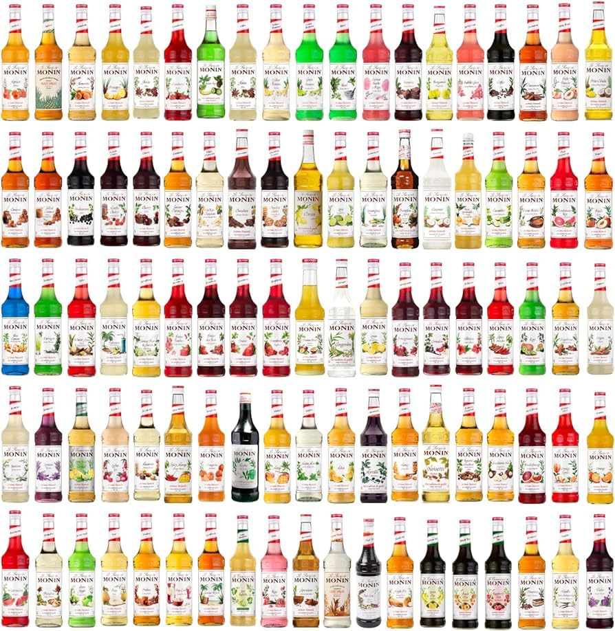 Monin Premium Cherry Syrup - 700ml | Vegan, Natural Flavouring | Cocktails & Mocktails