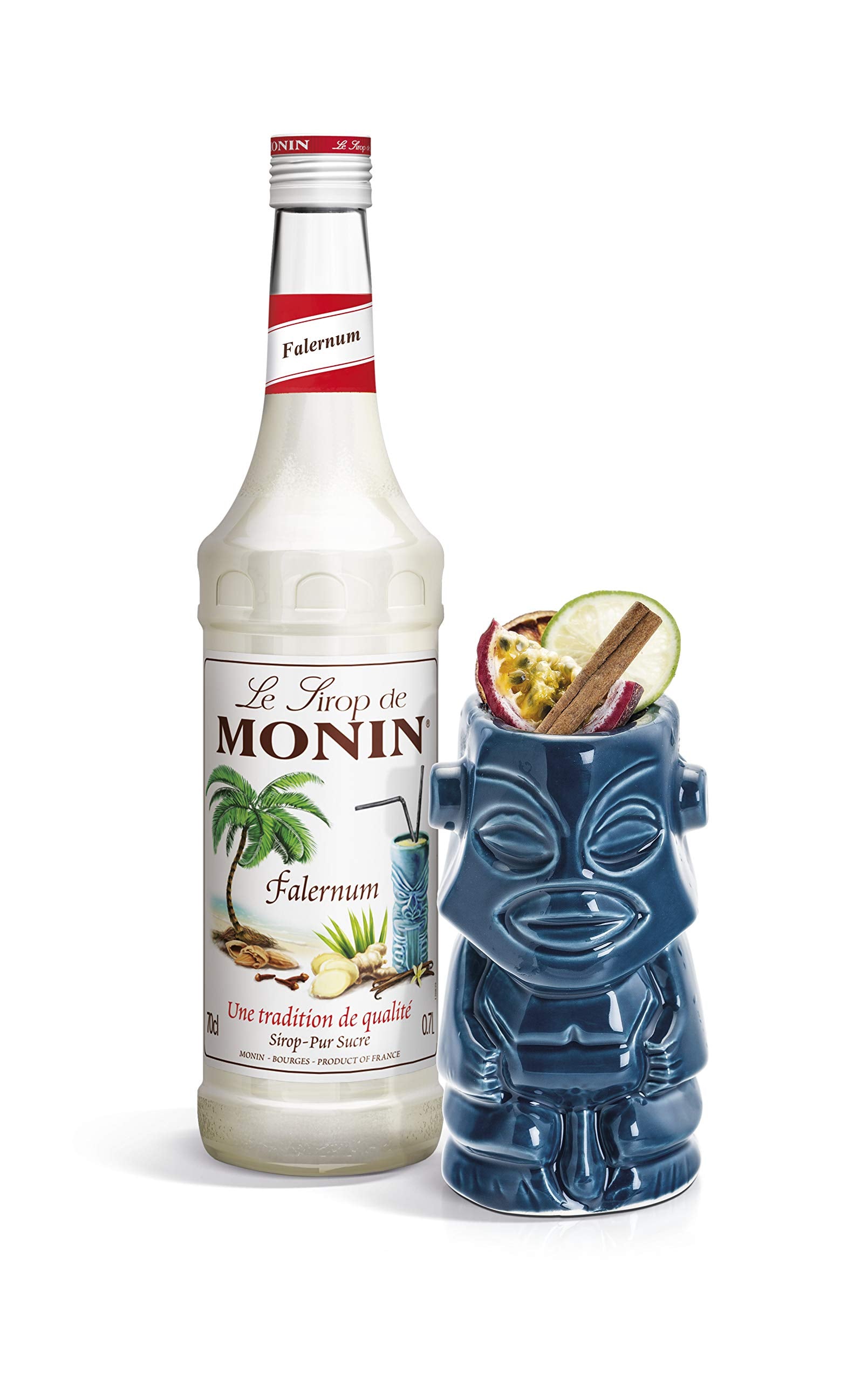 Monin Premium Falernum Syrup - Intense Tropical Flavor | 700ml Glass Bottle