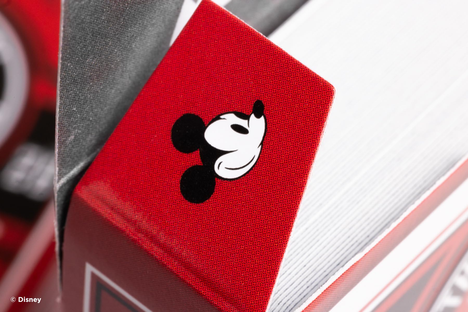 Bicycle Classic Mickey Disney Playing Cards - 1 Deck, Air Cushion Finish, Red 5