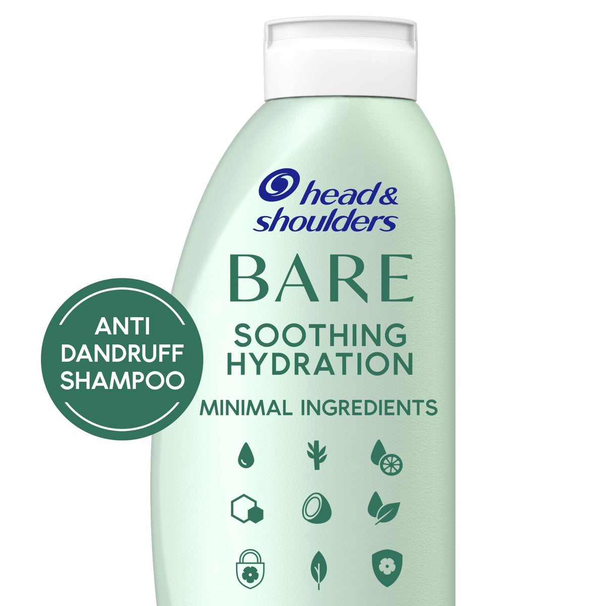 Head & Shoulders Bare Soothing Hydration Anti-Dandruff Shampoo - 400 ml, Sulfate Free, Silicone Free, Dye Free