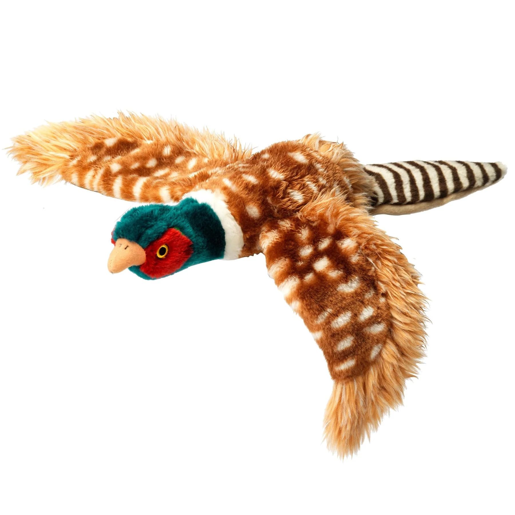 House of Paws Small Pheasant Plush Dog Toy with Squeaker