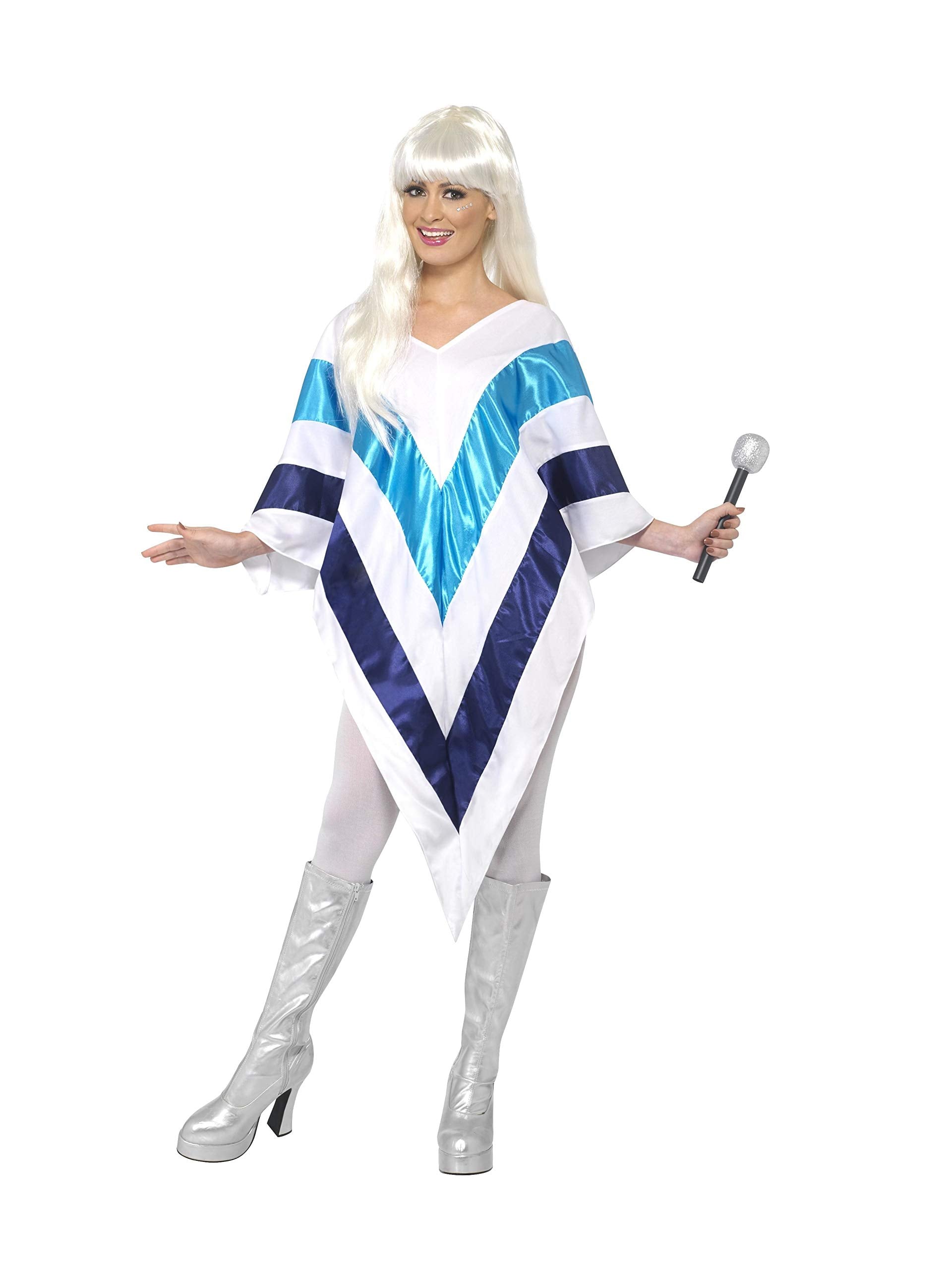 Smiffys Super Trooper Poncho - 1970s Disco Fancy Dress Costume for Adults 5