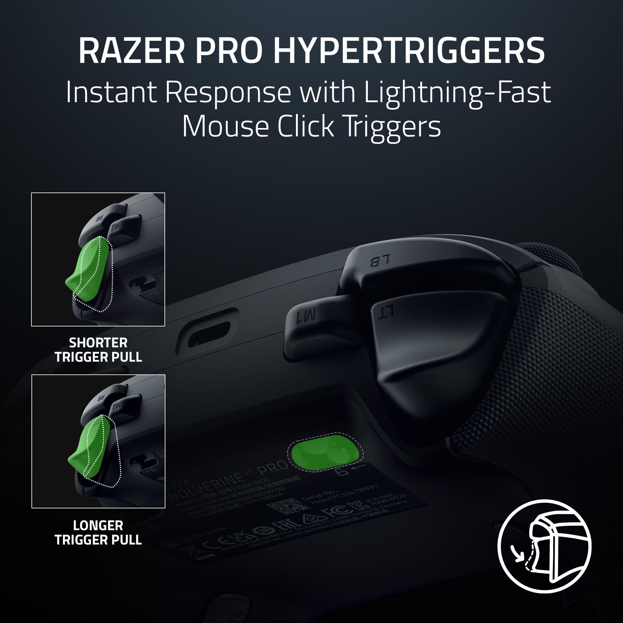Razer Wolverine V3 Pro - Wireless Esports Controller for Xbox & PC - Black 4