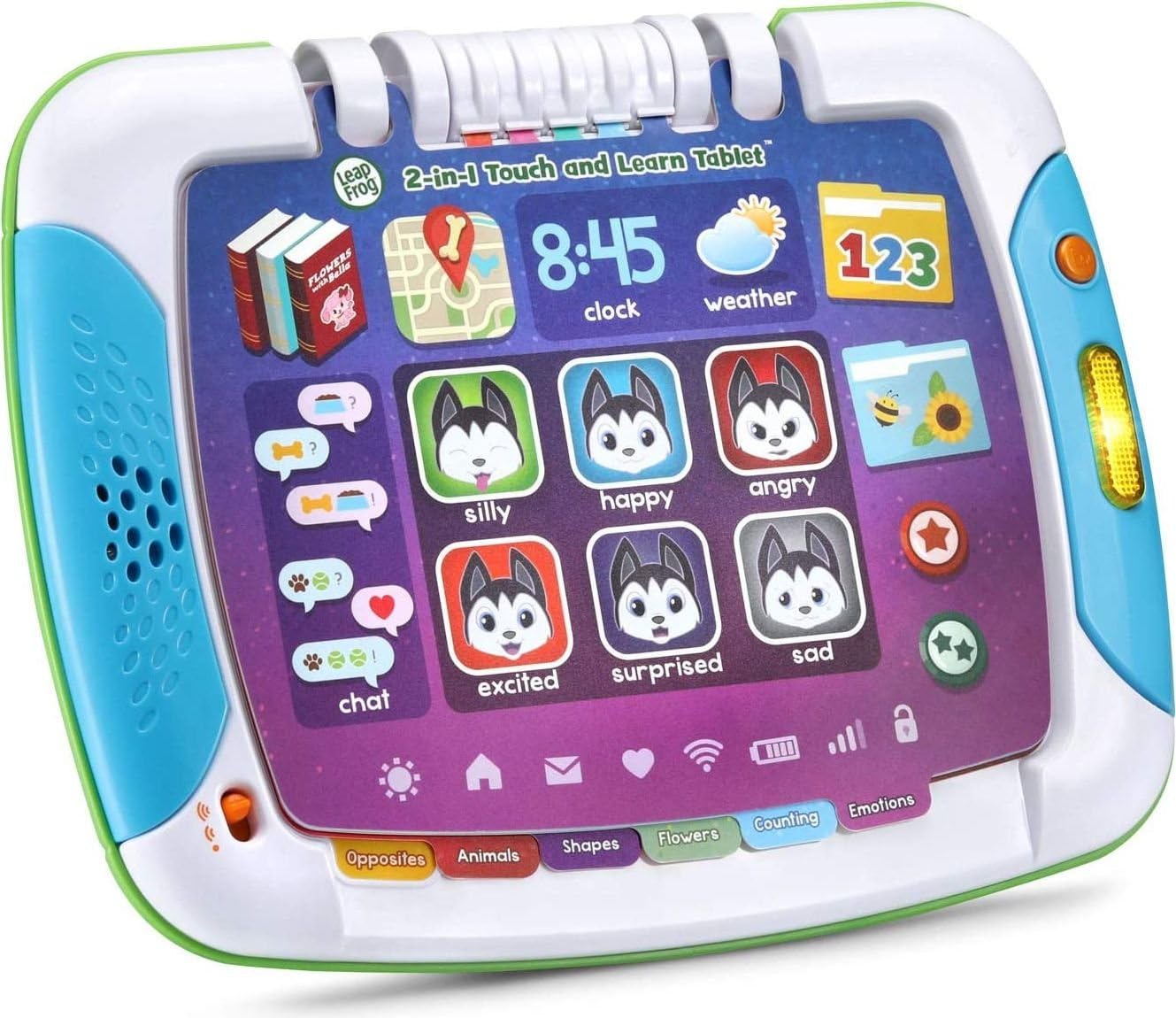 LeapFrog 2-in-1 Touch & Learn Tablet - Screen-Free Learning | Ages 2+ | Multicolor