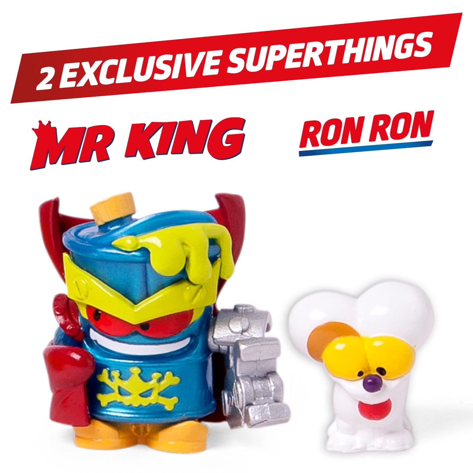 SUPERTHINGS RIVALS OF KABOOM - Mr King's Hidden Base Playset | Includes 2 Exclusive Figures | Plastic 4