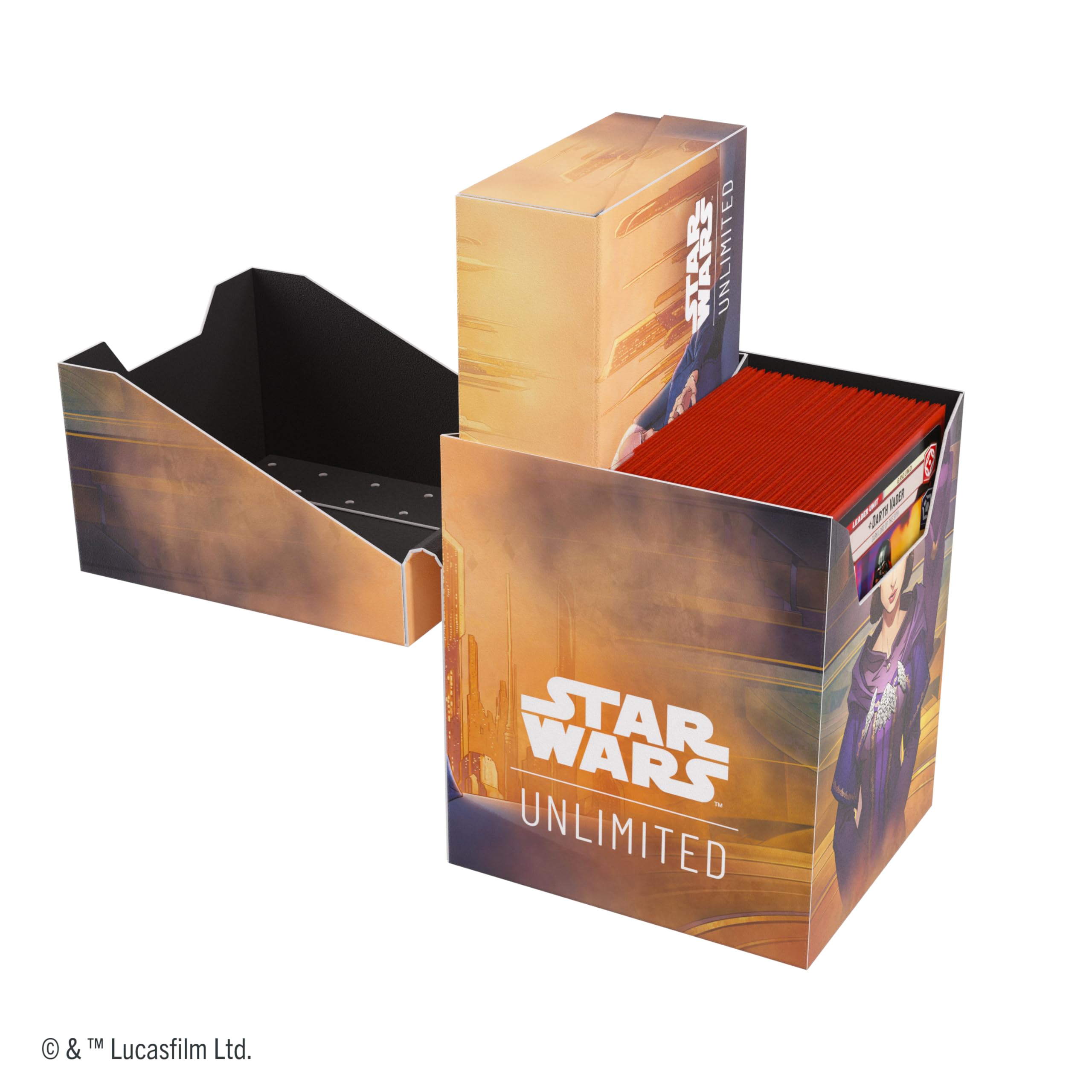 Gamegenic Star Wars: Unlimited Soft Crate - Palpatine/Padme | Trading Card Deck Box 5