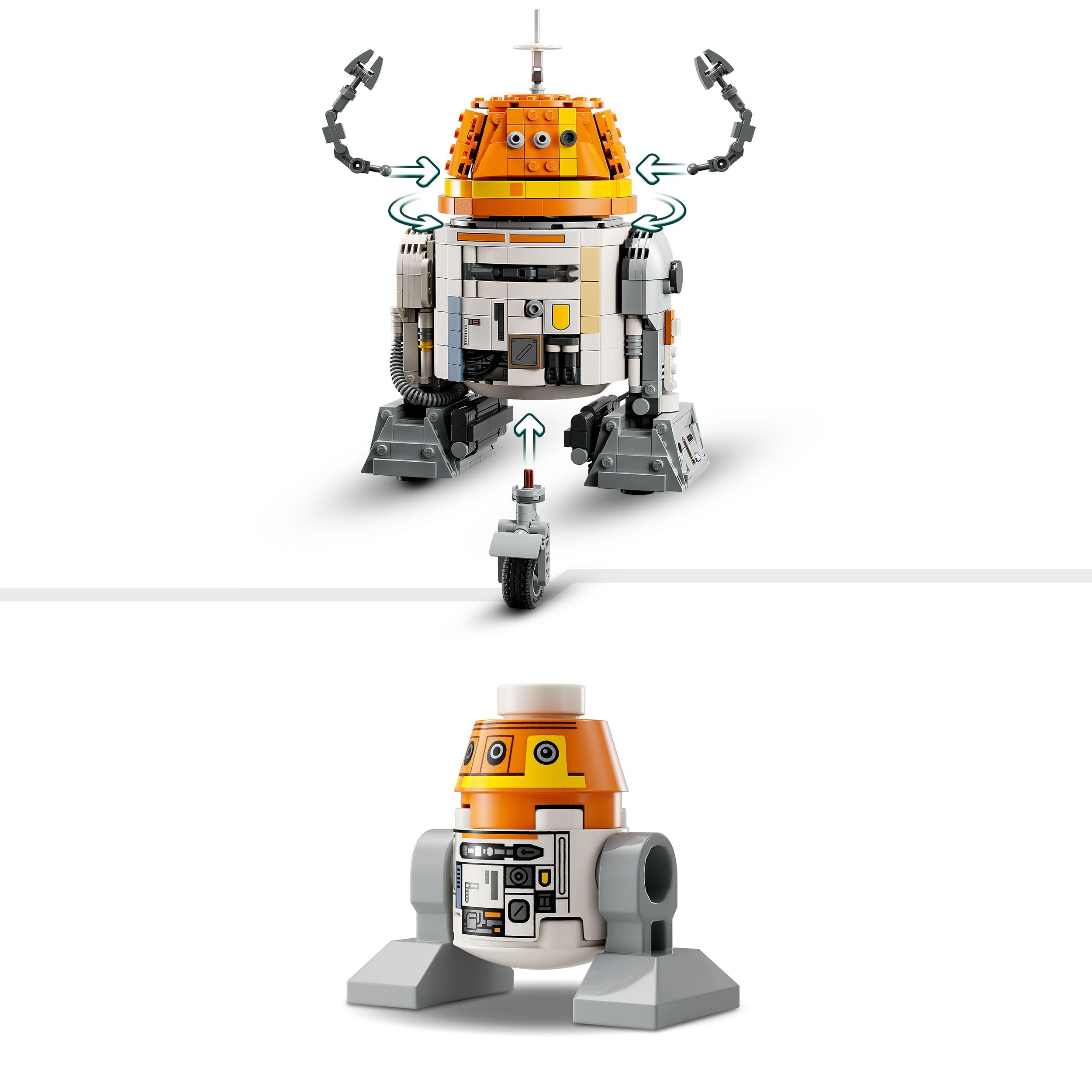 LEGO Star Wars 75416 Chopper (C1-10P) Astromech Droid Building Set - 10+ Years