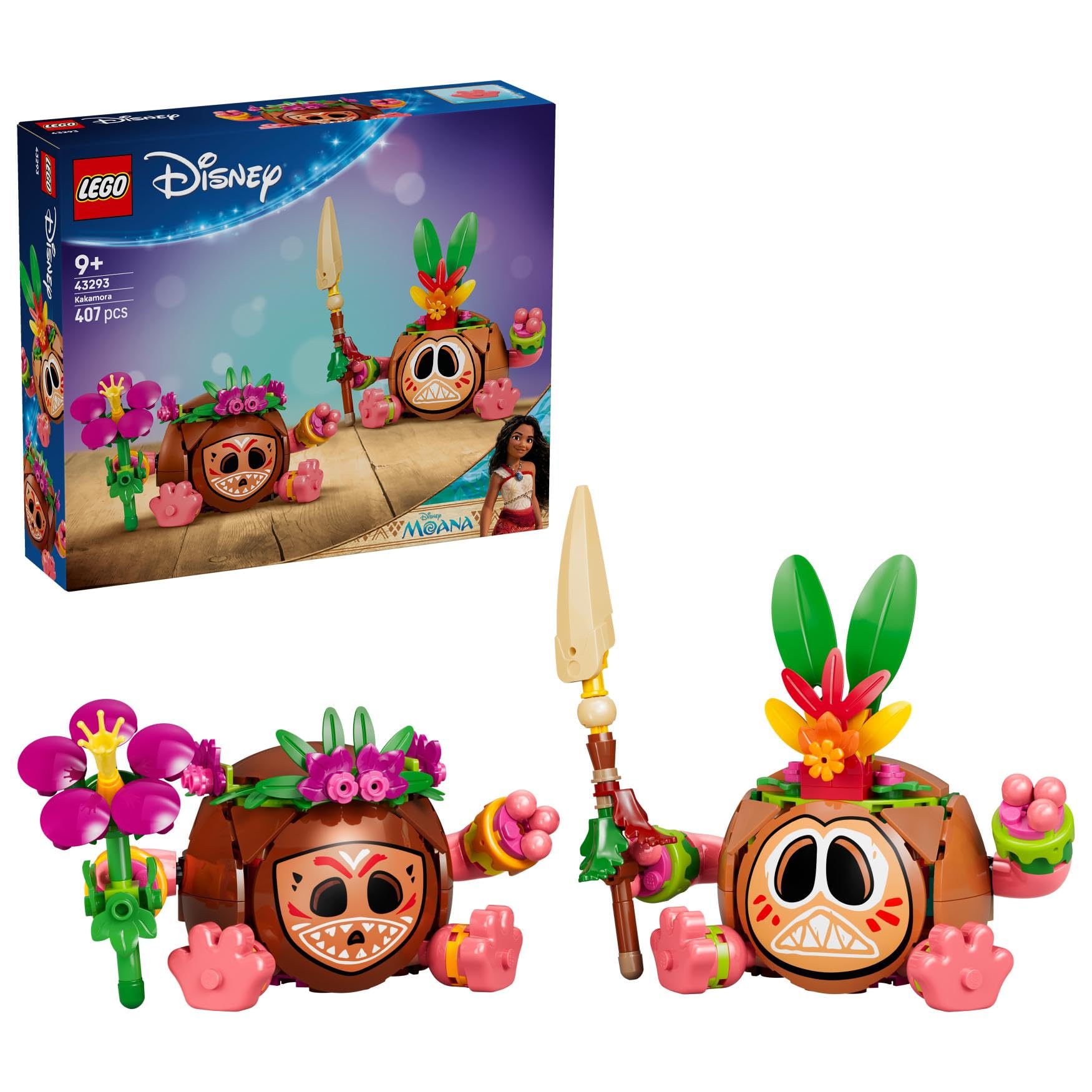 LEGO Disney Moana Kakamora Building Set 43293 | Ages 9+ | Includes 2 Figures & Accessories