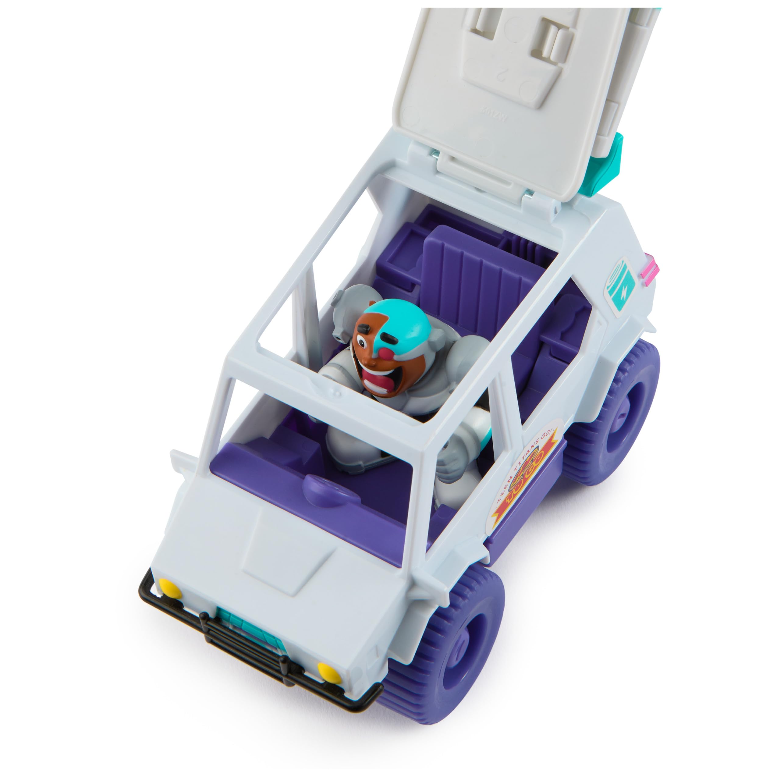 DC Comics Teen Titans Go! T-Car Pizza Launcher Playset - Ages 4+ 3