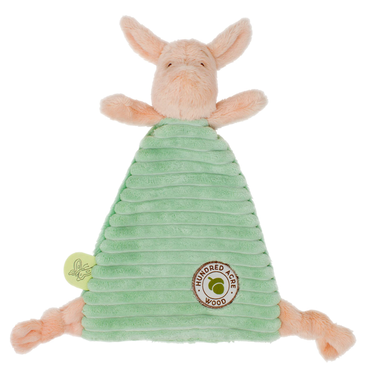 Rainbow Designs Piglet Comfort Blanket - Soft Plush, Multi-Textured, Suitable from Birth