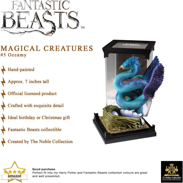 The Noble Collection Fantastic Beasts Magical Creatures Series - Occamy Hand-Painted Collectible Figure (FB-Magical Creatures 2)