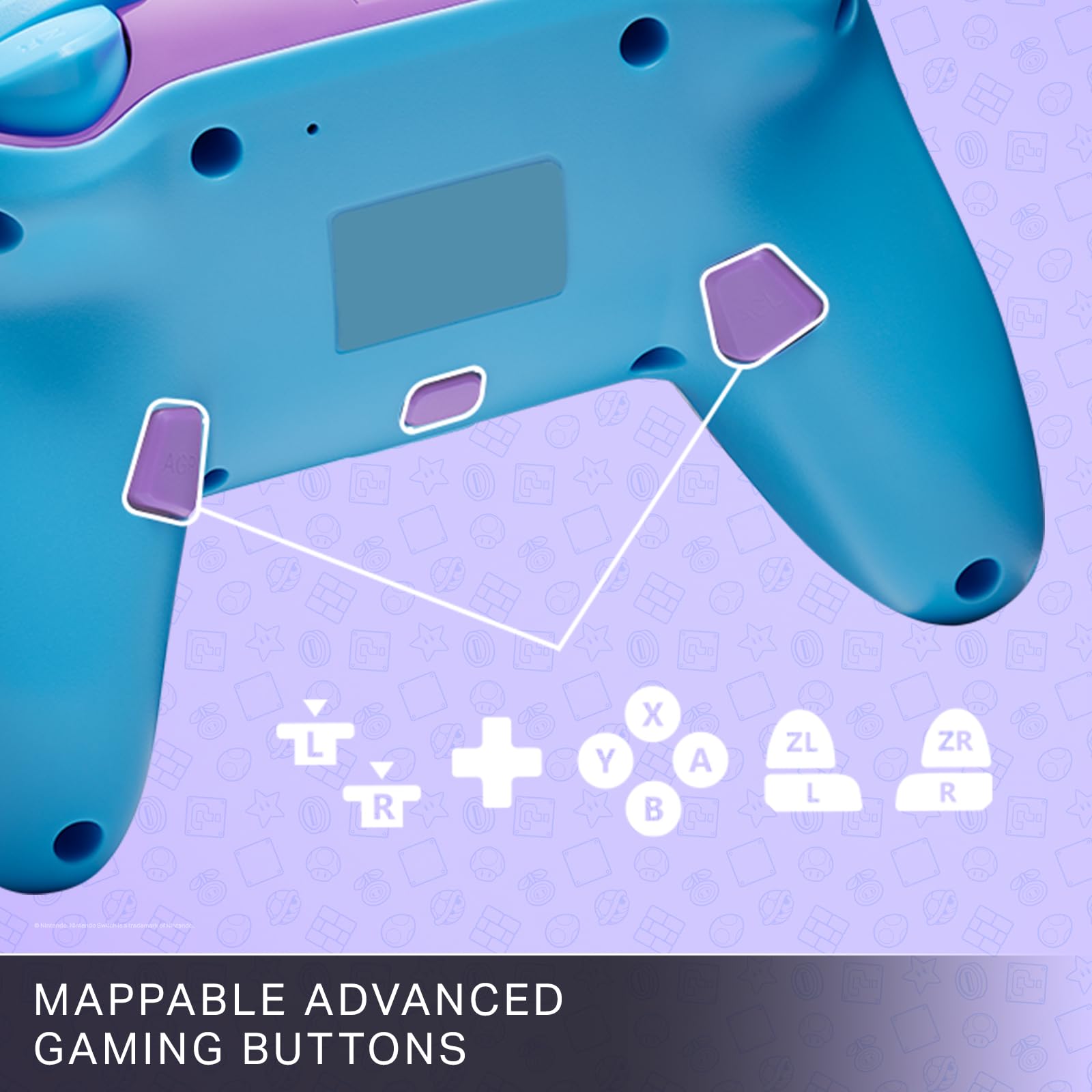 PowerA Enhanced Wireless Controller for Nintendo Switch - Color Splash Heroes 8