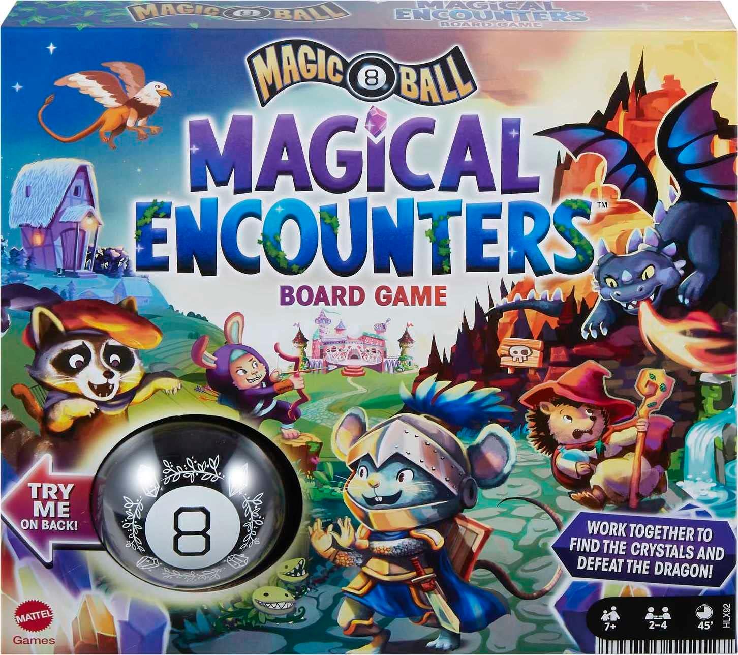 Mattel Games Magic 8 Ball Magical Encounters Cooperative Board Game