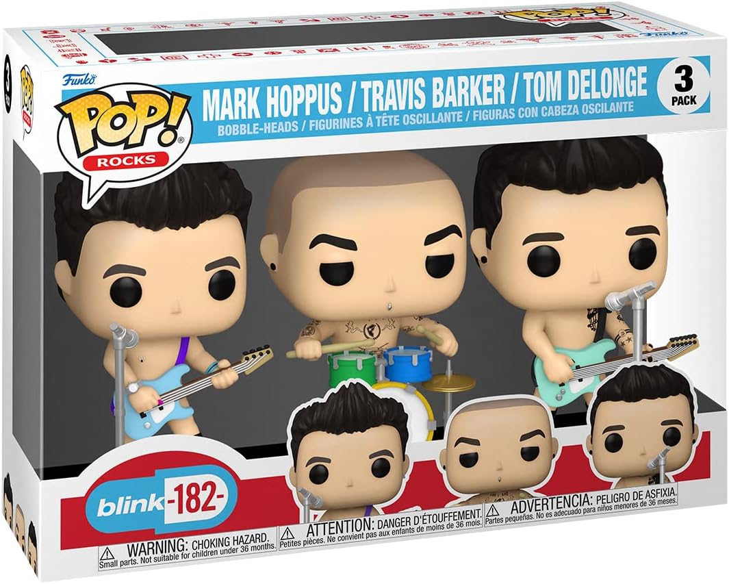 Funko POP! Rocks Blink-182 - Travis Barker Vinyl Figure 3-Pack (67837)