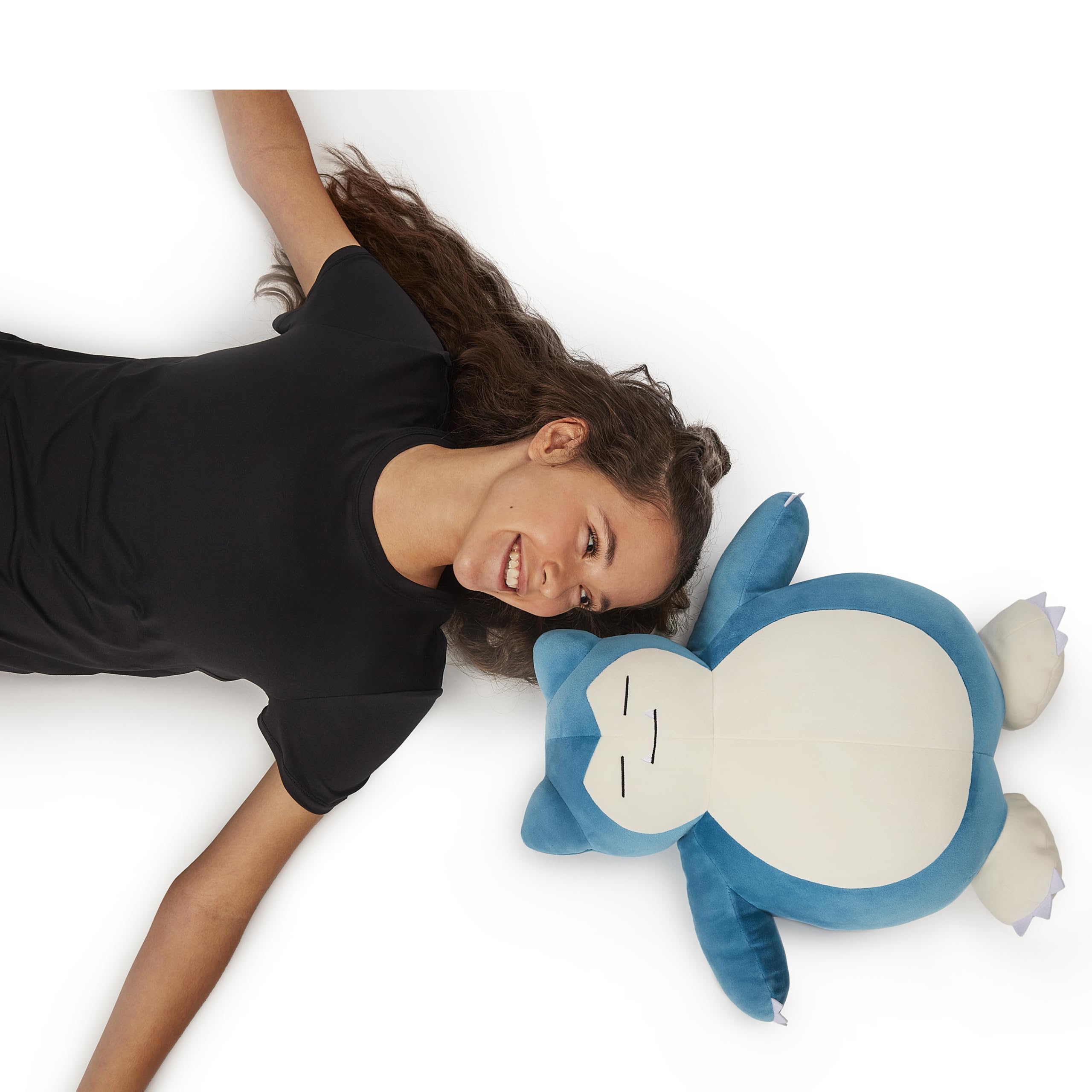 Jazwares Pokémon Snorlax Sleeping Plush - 18-Inch Premium Polyester Stuffed Toy for Unisex Children Ages 3+ 1