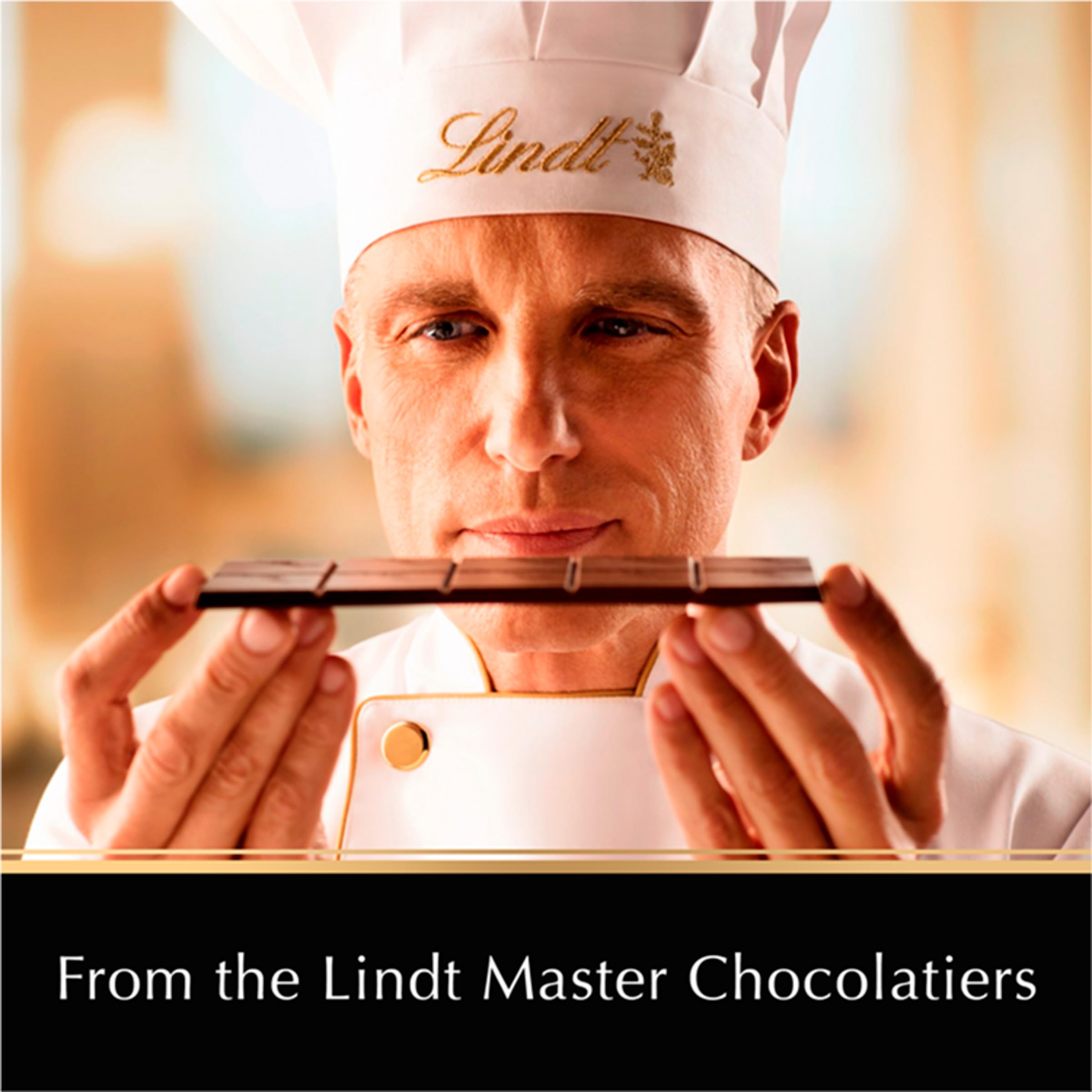 Lindt Excellence Dark Caramel Chocolate Bar with a Touch of Sea Salt - 100g 3