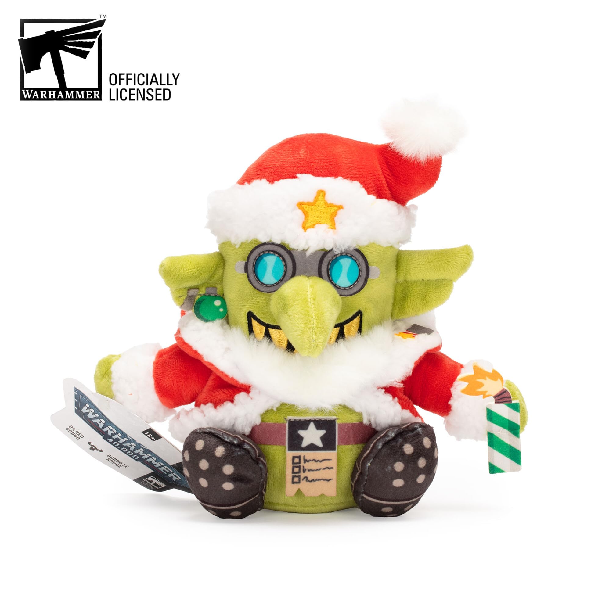 TOMY Warhammer Da Red Gobbo Plush Collectible Soft Toy 3