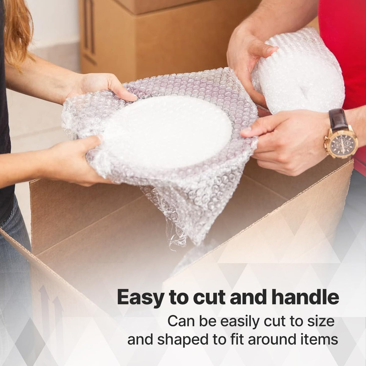 delka Bubble Wrap - Premium Protection for Fragile Items | 300mm x 5m | White 4