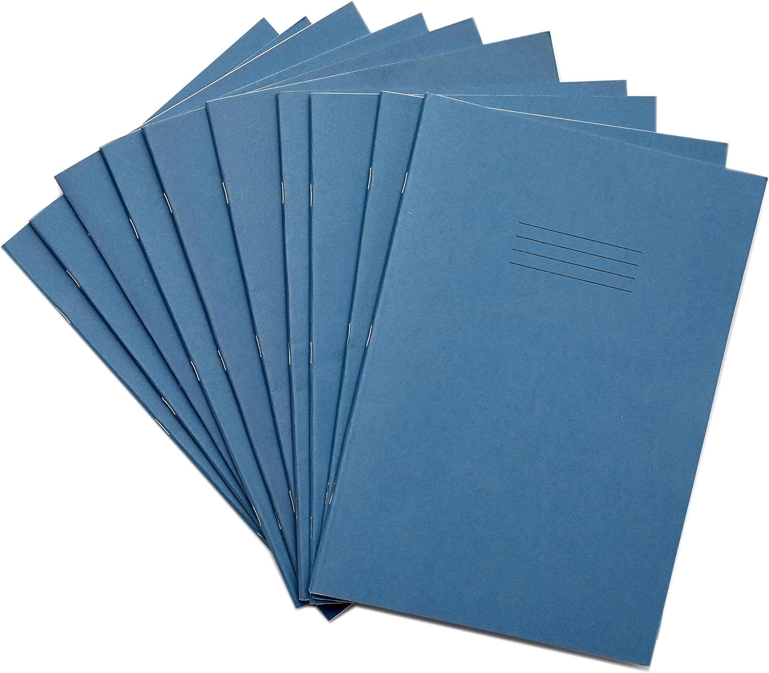 Rhino A4 Composition Notebooks - 64 Pages Squared Paper, 10-Pack, Light Blue | Recyclable 1