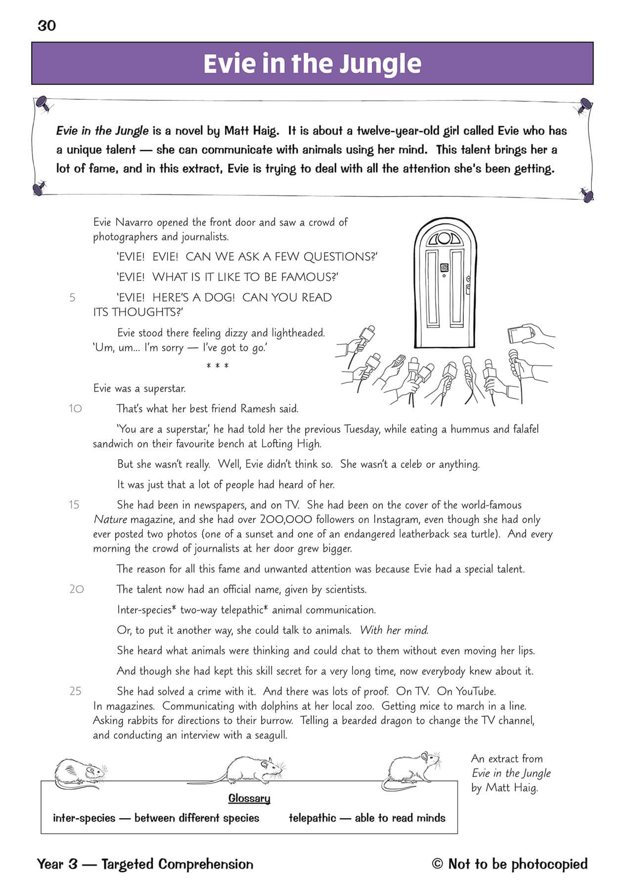 CGP KS2 English Targeted Question Book: Year 3 Reading Comprehension - Book 1 (with Answers)