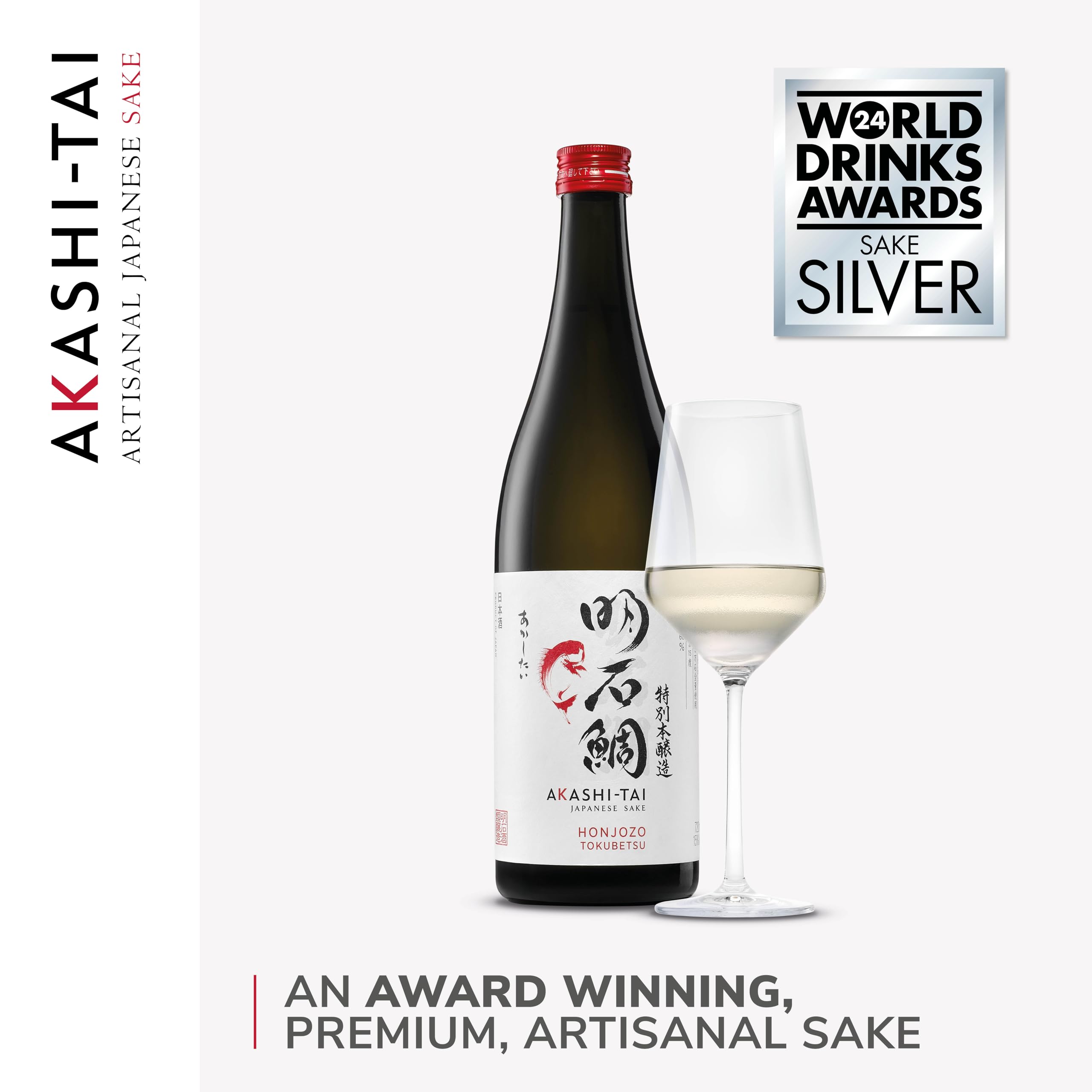 Akashi-Tai Tokubetsu Honjozo Sake - Medium-Bodied Umami | 60% Rice Polish | 72 cl