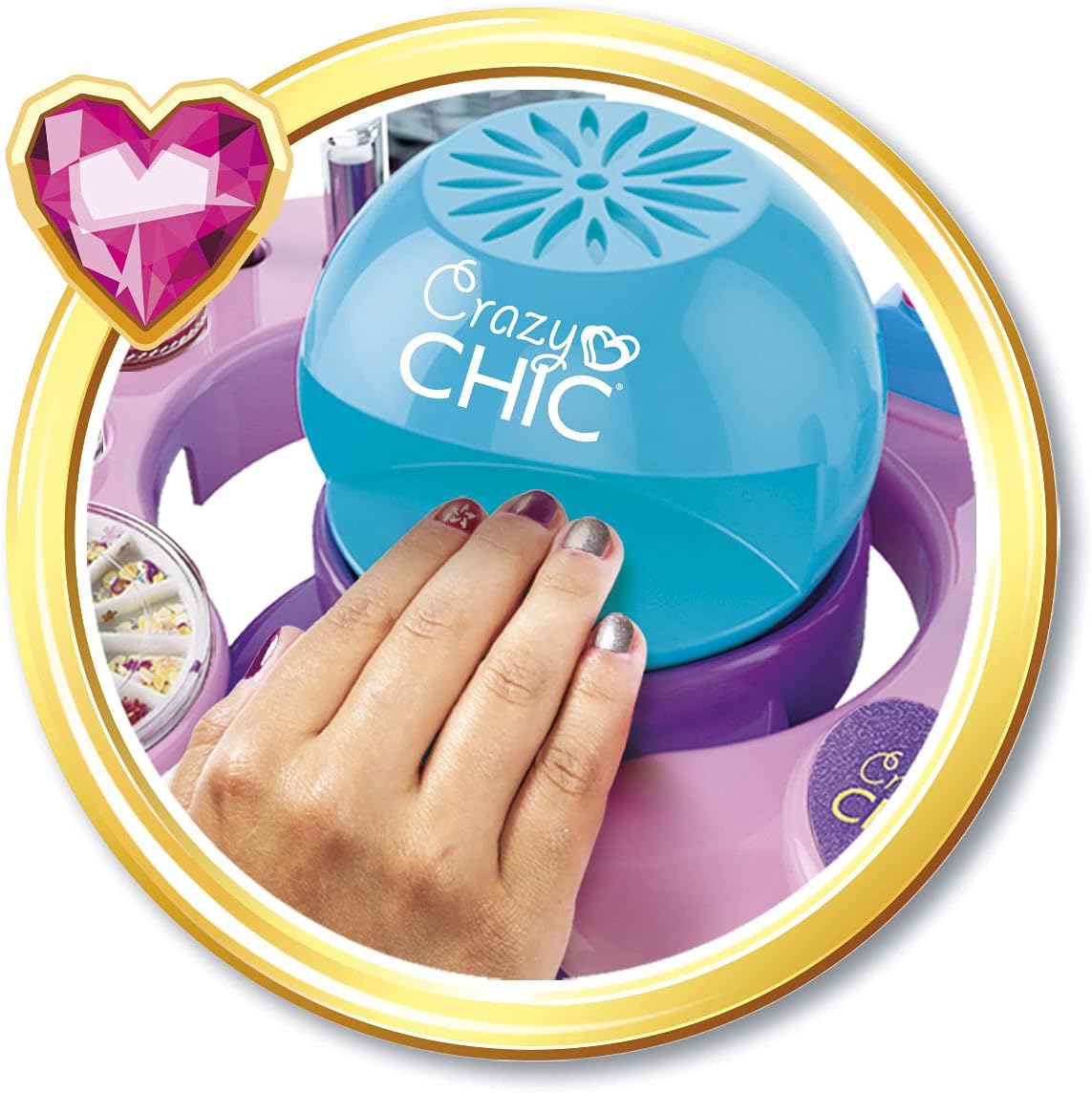 Clementoni Crazy Chic Cool Nail Art Set for Kids 5