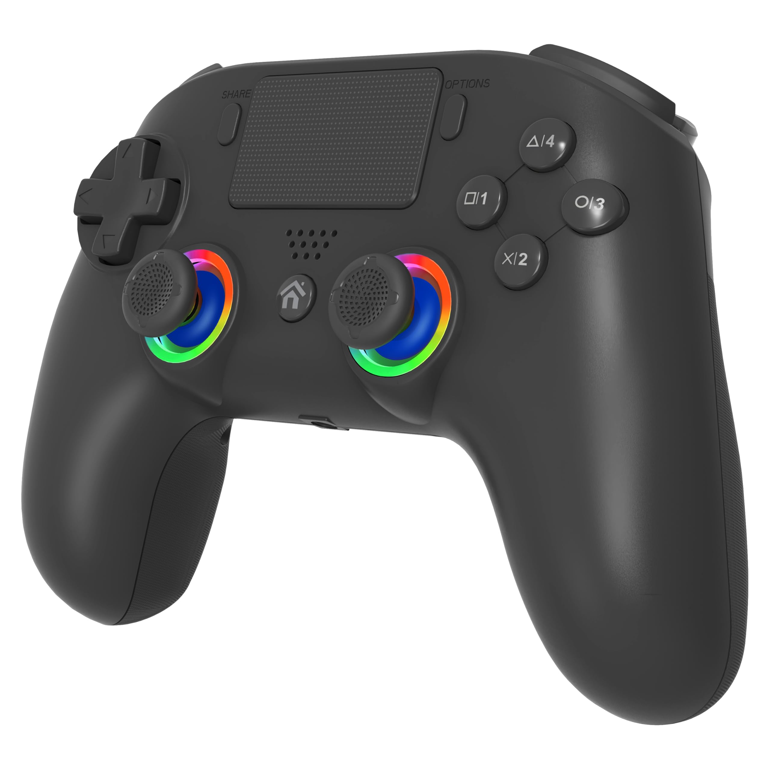 Subsonic SA5716-1 – Wireless Controller for PS5 & PC with Programmable Paddles, RGB LEDs, and Turbo Function