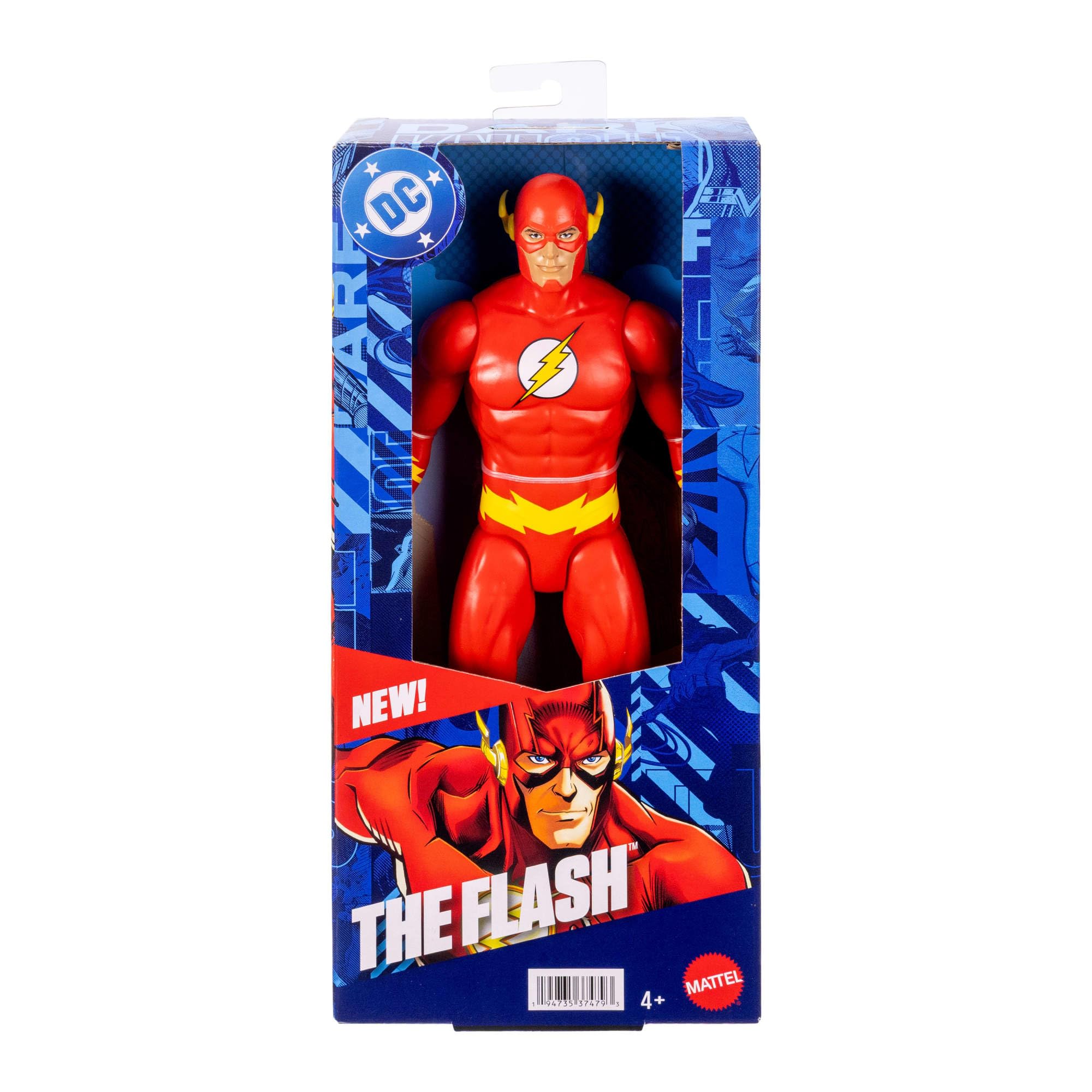 Mattel DC The Flash Action Figure - 12 Inch, 7 Points of Articulation | Ages 4+ 6