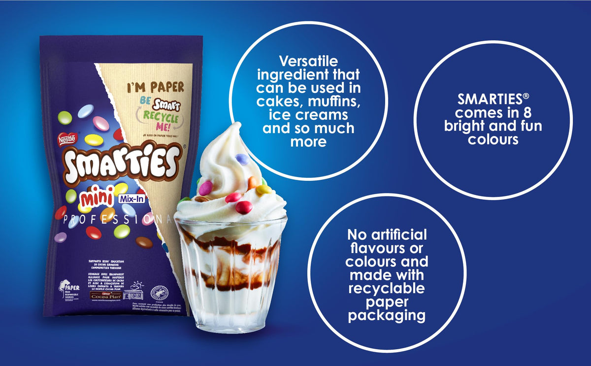 SMARTIES Mini Mix-Ins Chocolate Decorations - 500 g