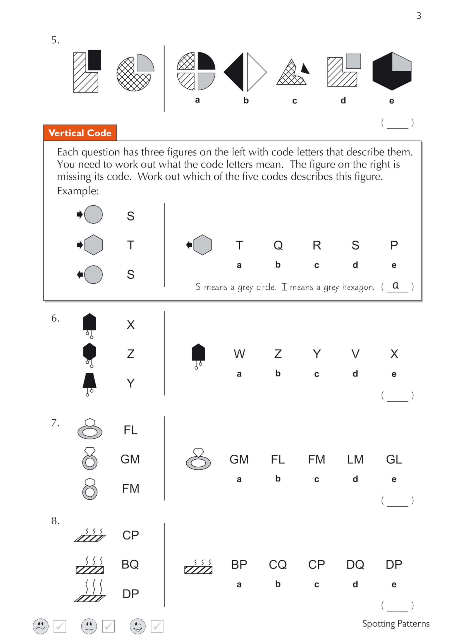 CGP 11+ GL Non-Verbal Reasoning Practice Book & Assessment Tests - Ages 8-9 with Online Edition 3