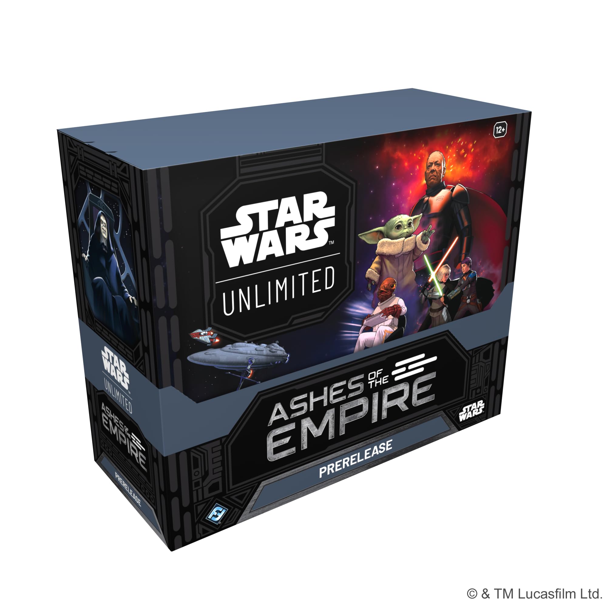 Asmodee Star Wars: Unlimited TCG Ashes of the Empire Prerelease Box - 6 Booster Packs