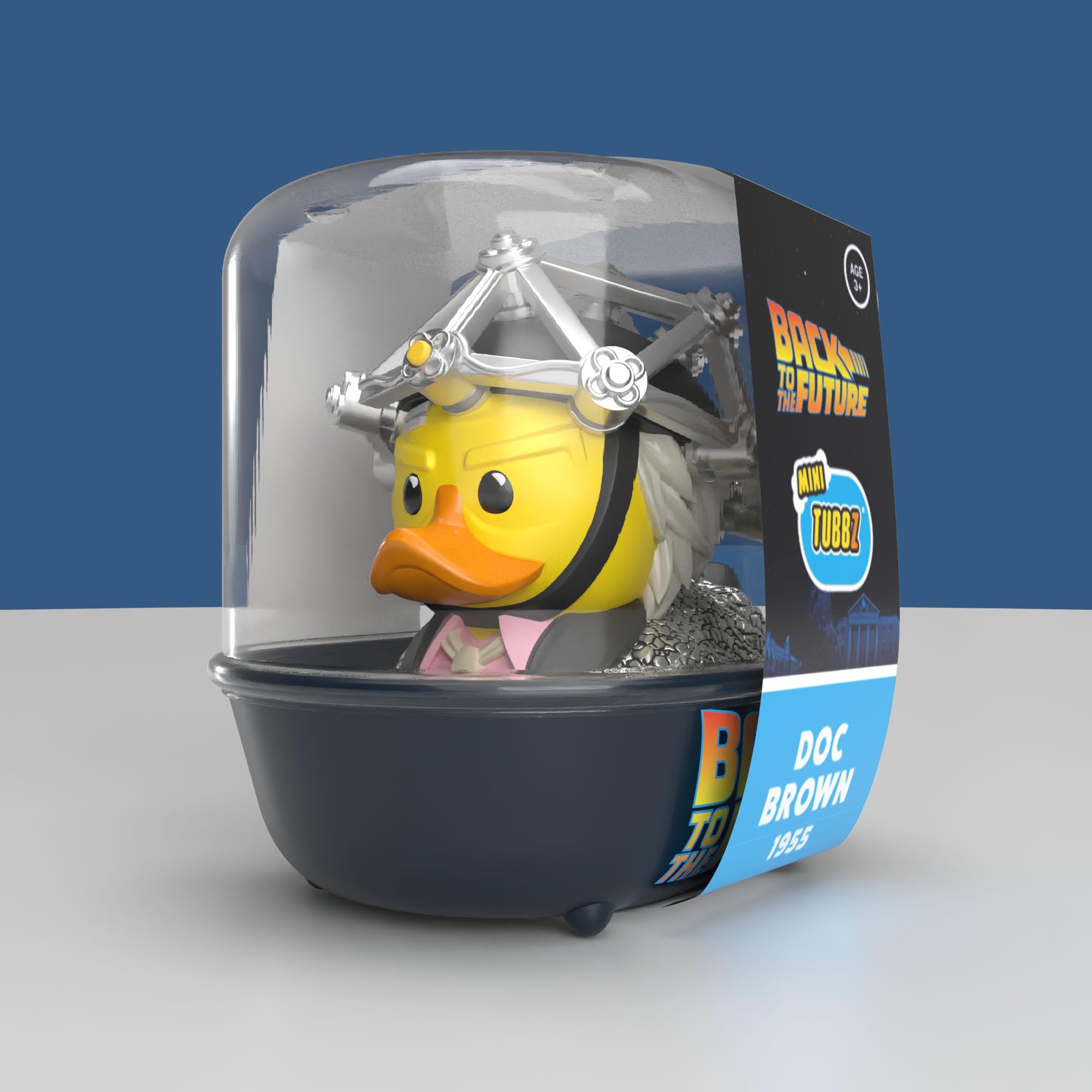 TUBBZ Mini: Back to the Future - Doc Brown 1955 Vinyl Rubber Duck 8