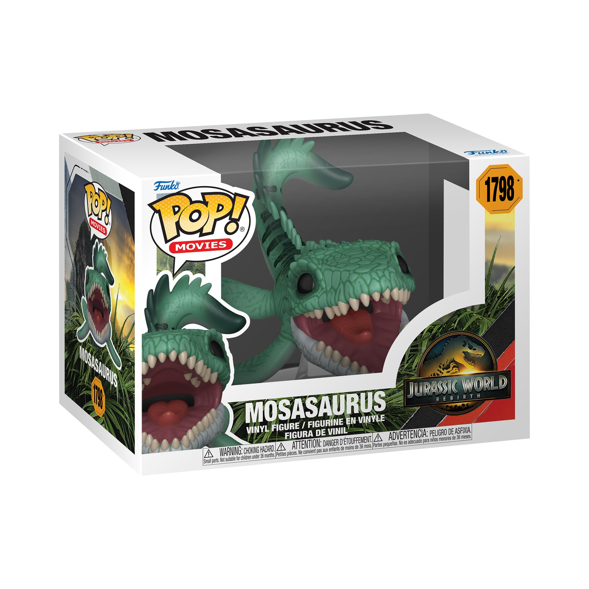 Funko Pop! Mosasaurus - Jurassic World (2025) Collectible Vinyl Figure | 3.75 Inches