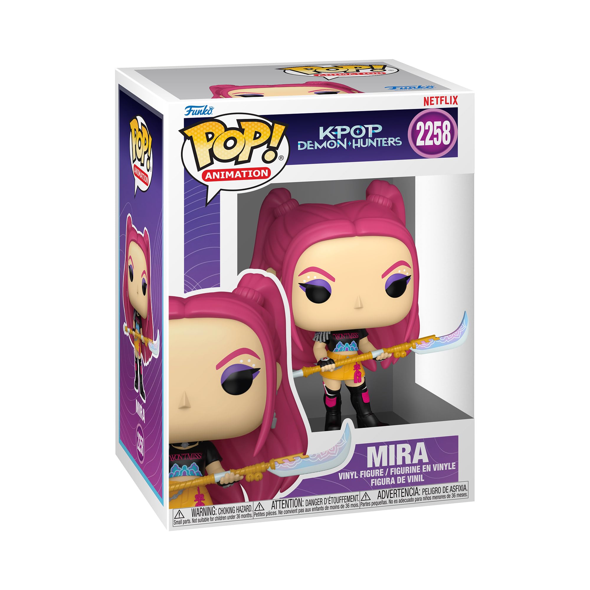 Funko Pop Animation: Kpop Demon Hunters - Mira Collectible Vinyl Figure | 3.75 in 1