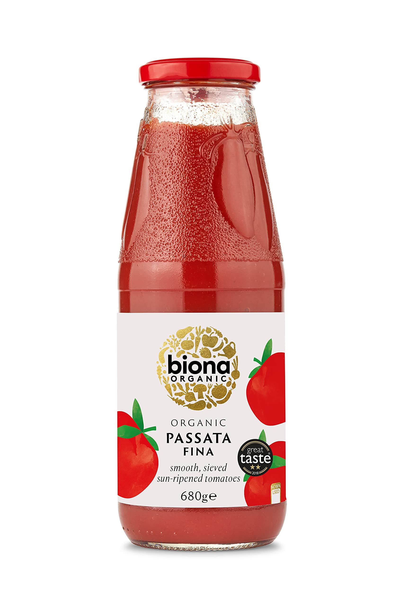 Biona Organic Passata Fina - Smooth Sieved Tomatoes Base | 680g 1