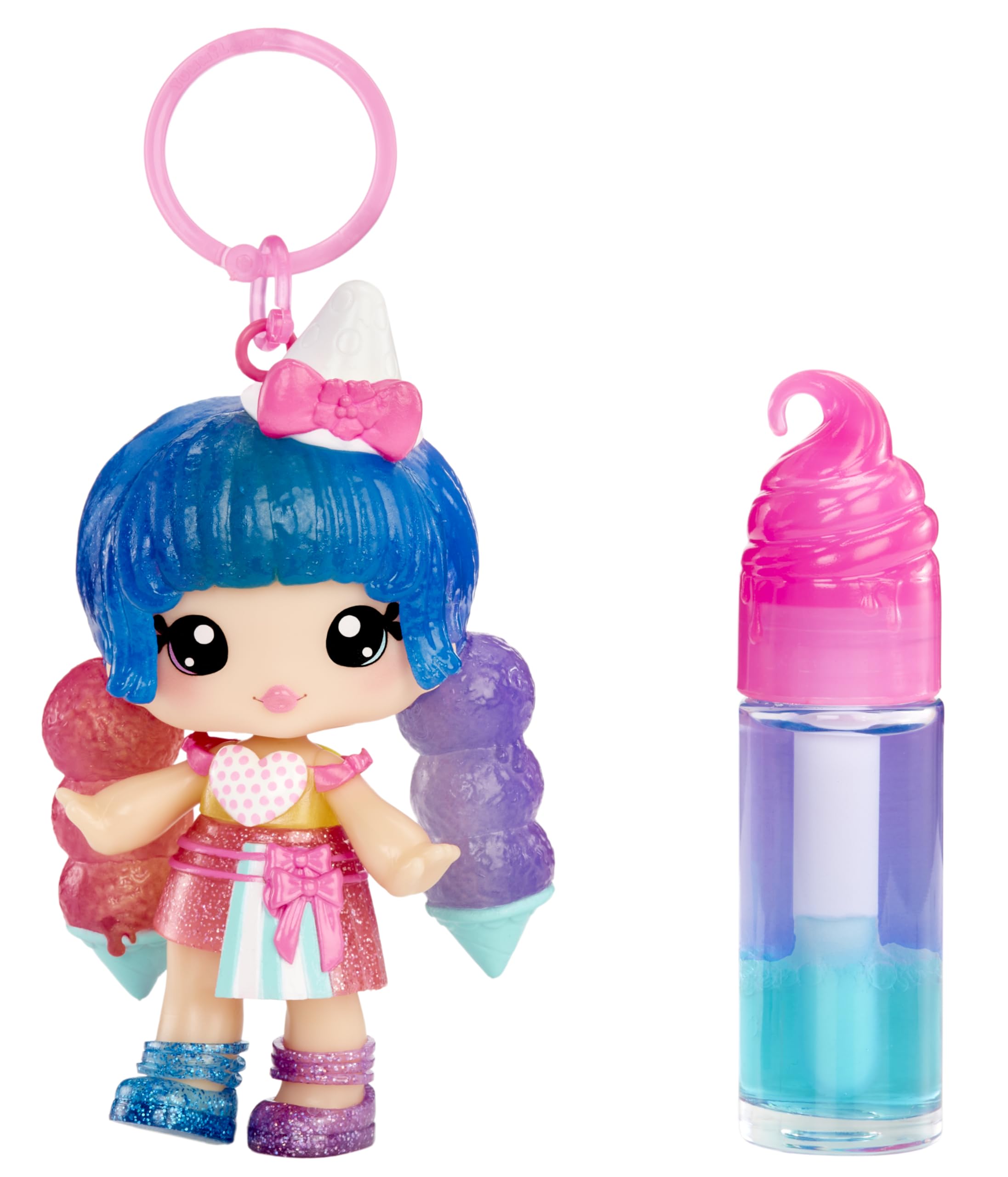 Yummiland Stephie Snowcone Doll with Mystery Color Change Hair & DIY Two-Tone Lip Gloss 9