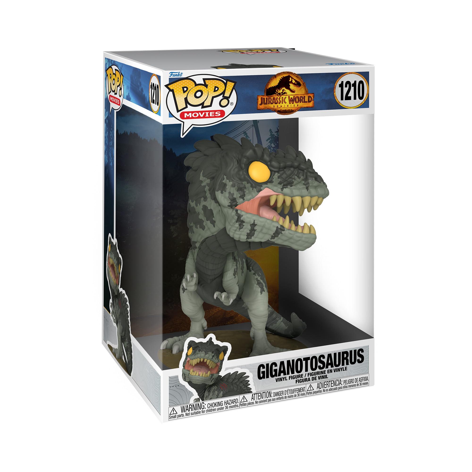 Funko Pop! Jumbo: Jurassic World 3 - Giant Dino - Gigantosaurus Vinyl Figure (55378) 8